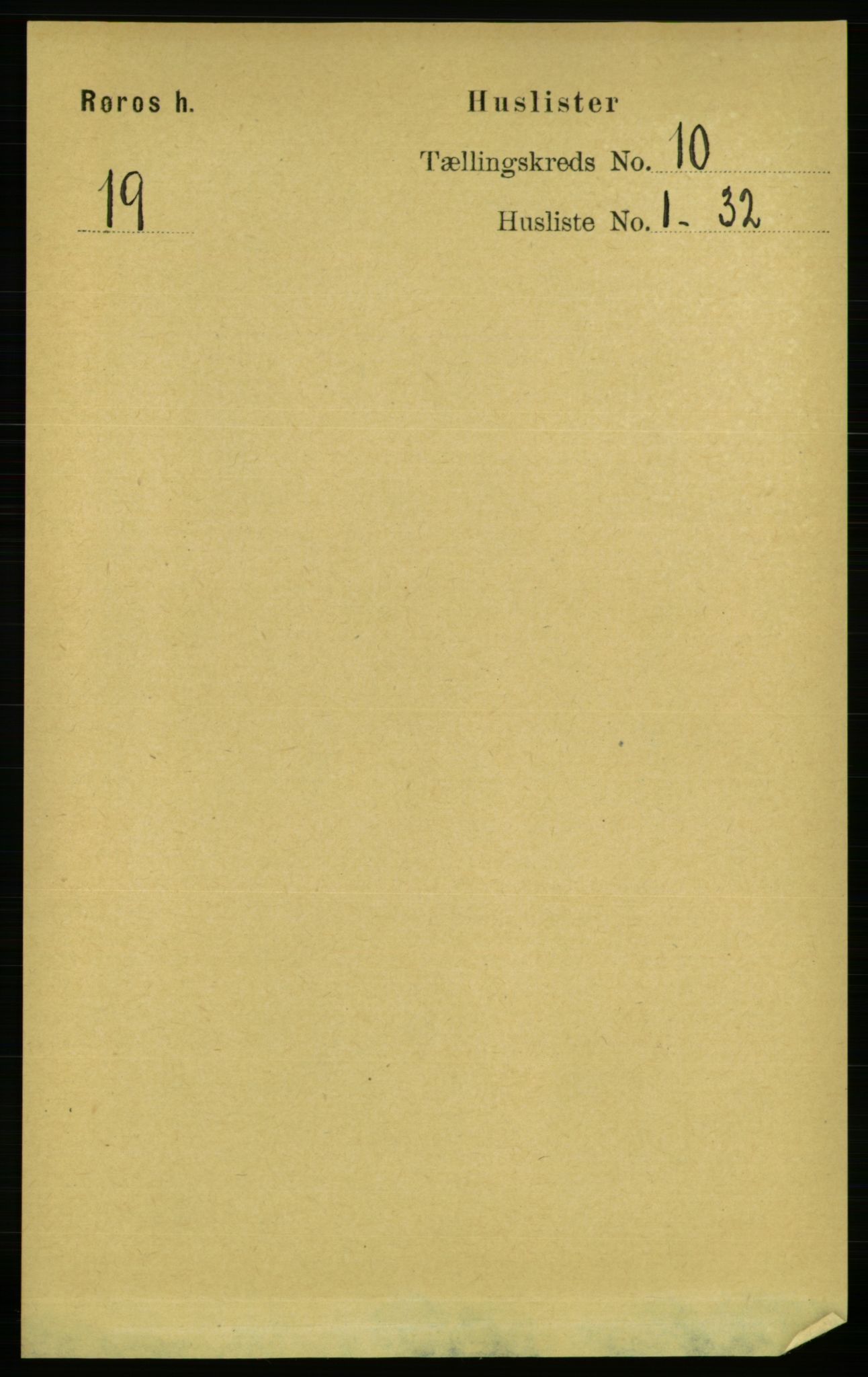 RA, 1891 census for 1640 Røros, 1891, p. 1983