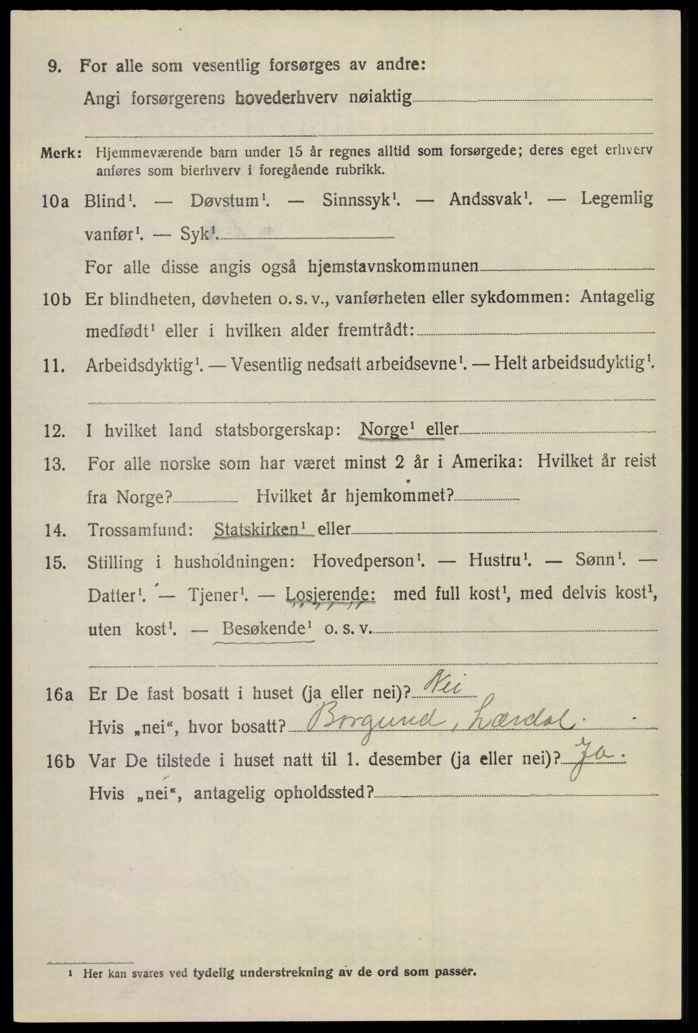 SAKO, 1920 census for Ål, 1920, p. 5437