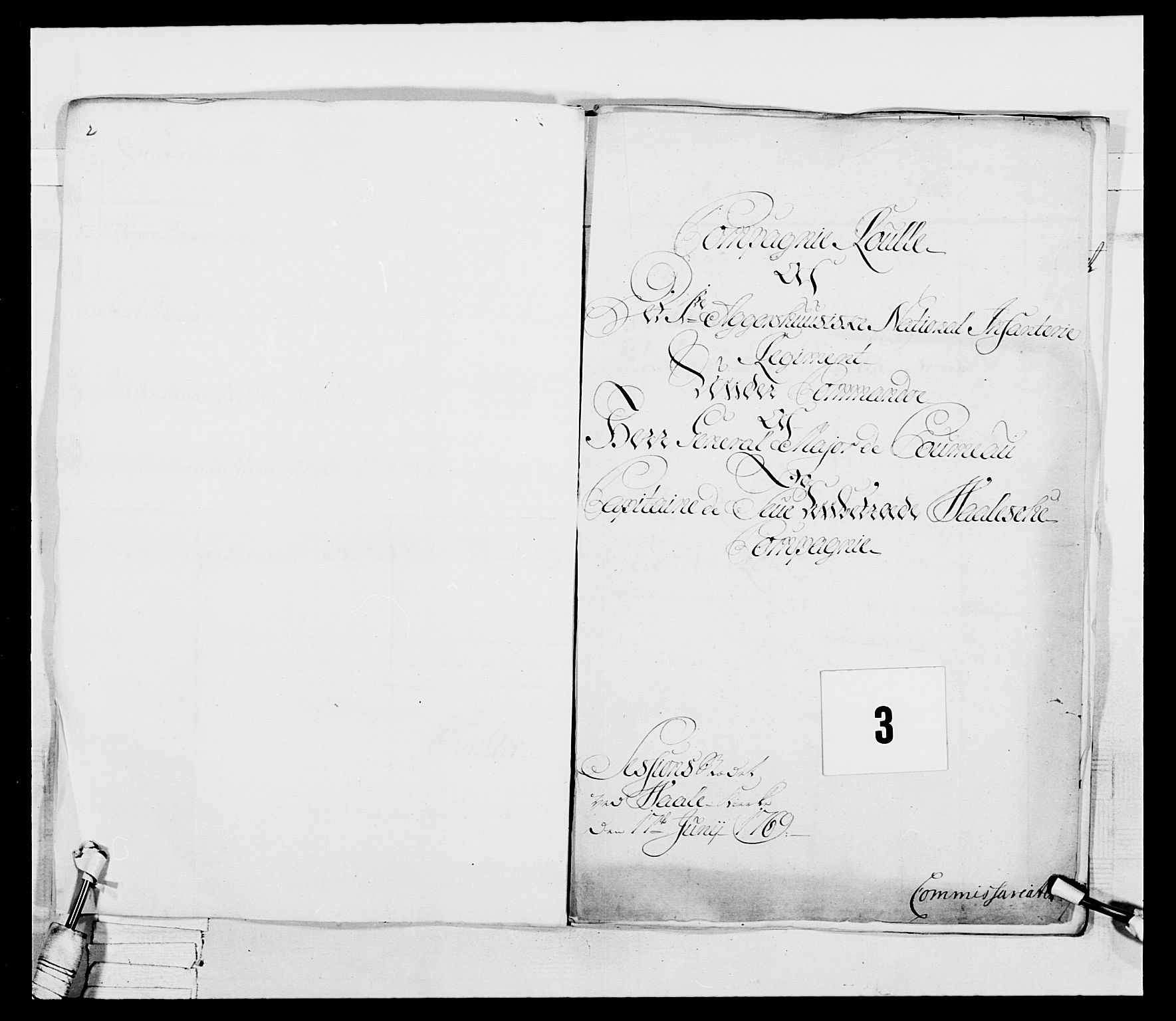 Generalitets- og kommissariatskollegiet, Det kongelige norske kommissariatskollegium, AV/RA-EA-5420/E/Eh/L0037: 1. Akershusiske nasjonale infanteriregiment, 1767-1773, p. 18