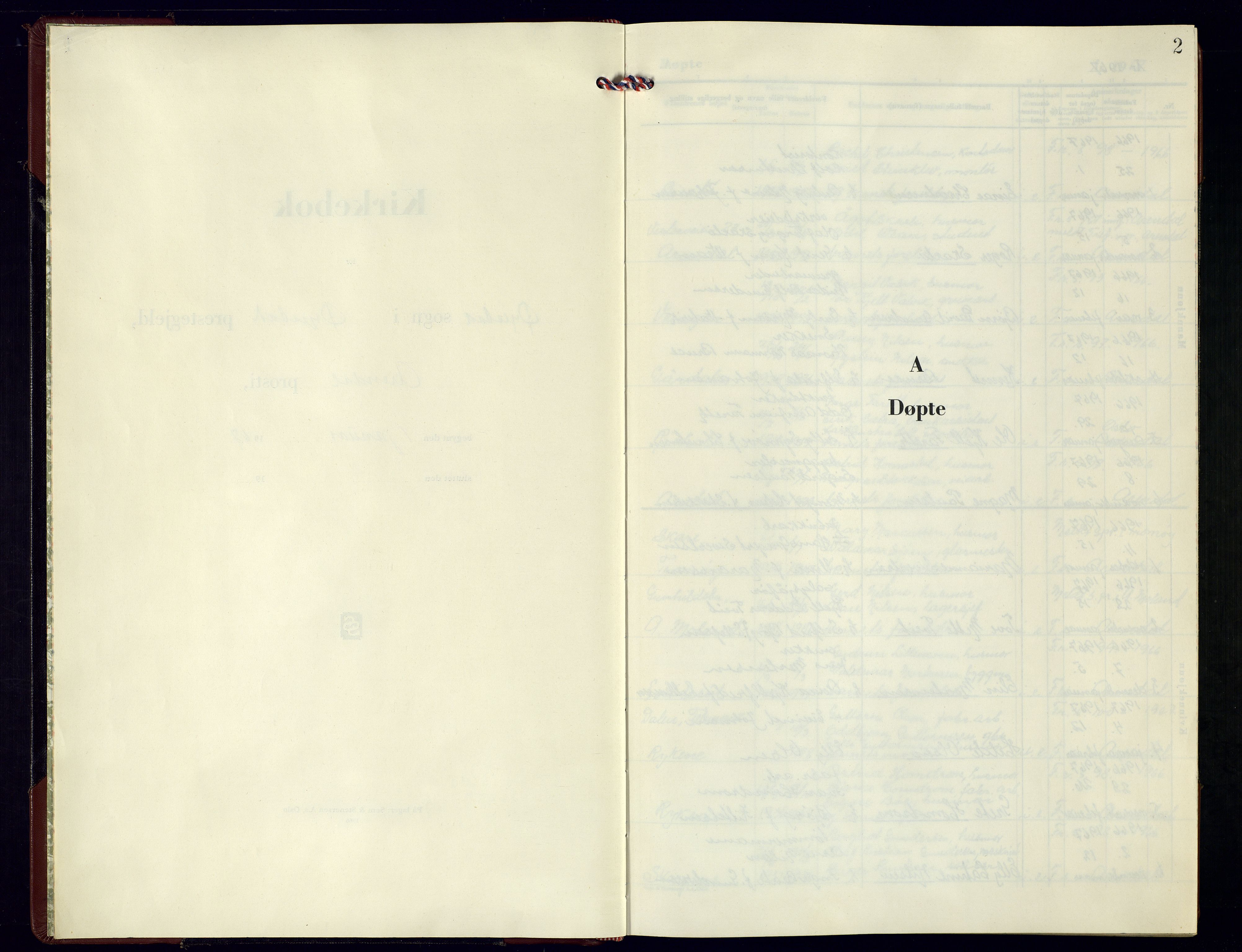 Øyestad sokneprestkontor, AV/SAK-1111-0049/F/Fb/L0015: Parish register (copy) no. B-15, 1961-1976, p. 2