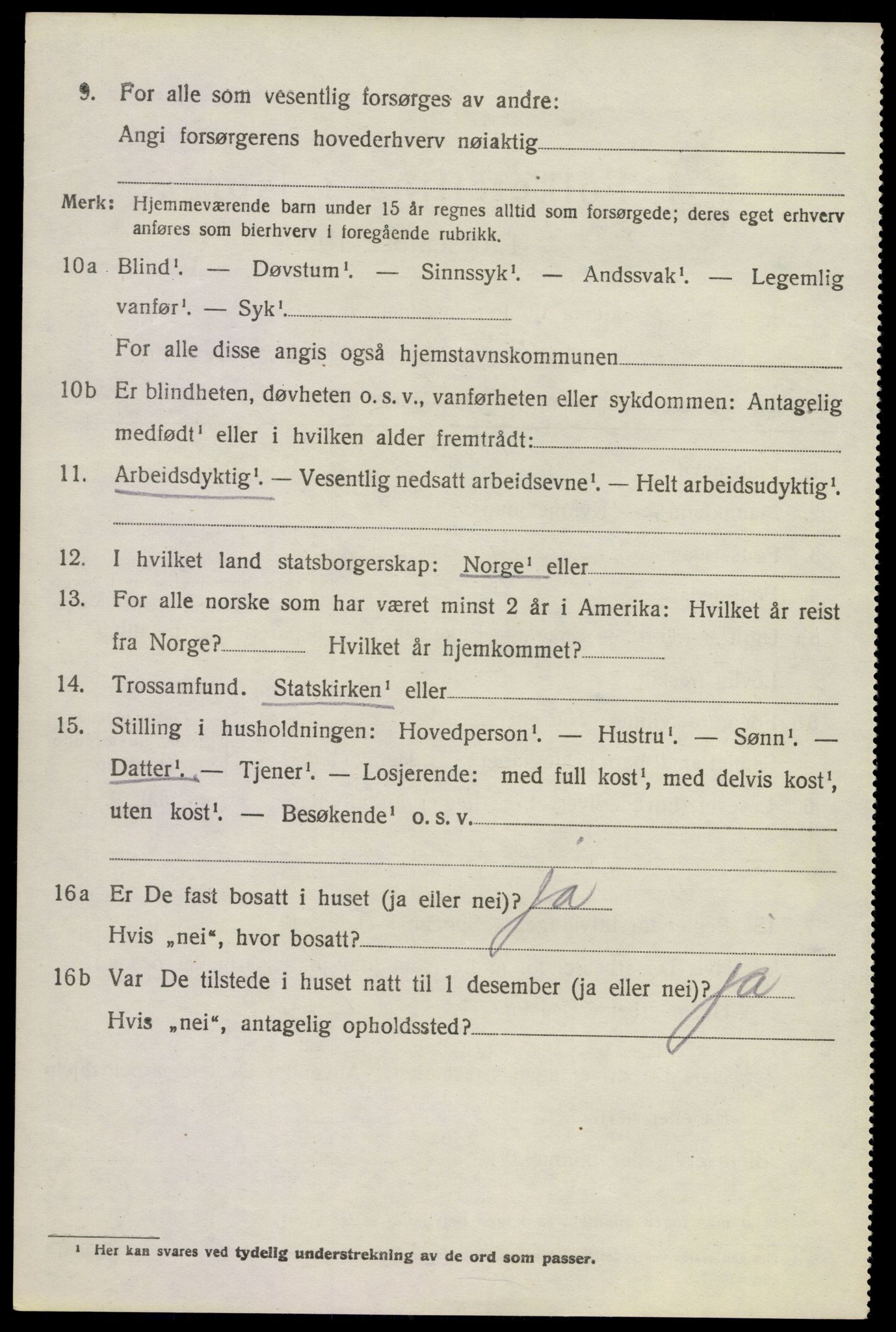 SAKO, 1920 census for Krødsherad, 1920, p. 2368