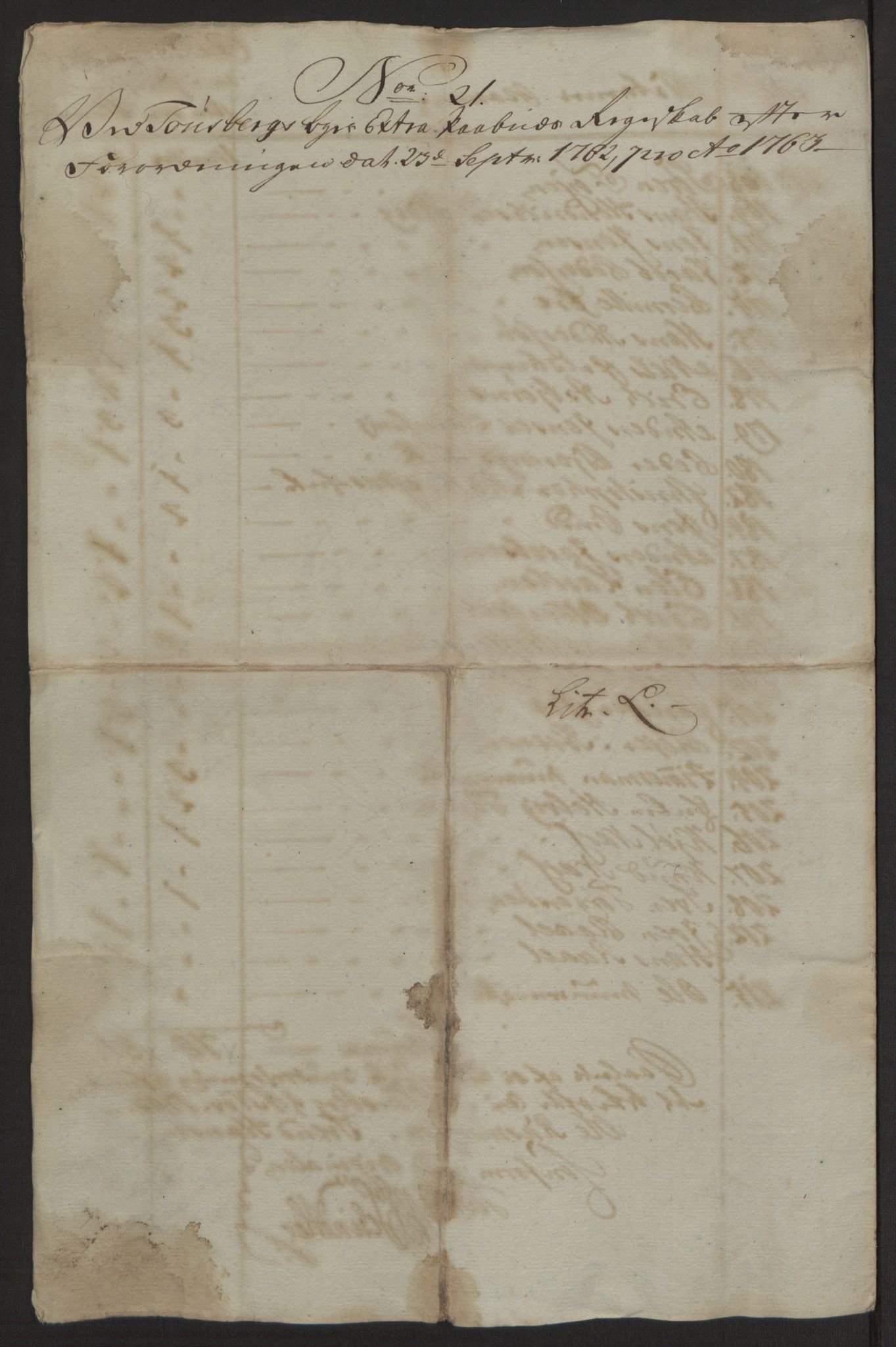 Rentekammeret inntil 1814, Reviderte regnskaper, Byregnskaper, AV/RA-EA-4066/R/Rh/L0162/0001: [H4] Kontribusjonsregnskap / Ekstraskatt, Tønsberg, 1762-1772, p. 114