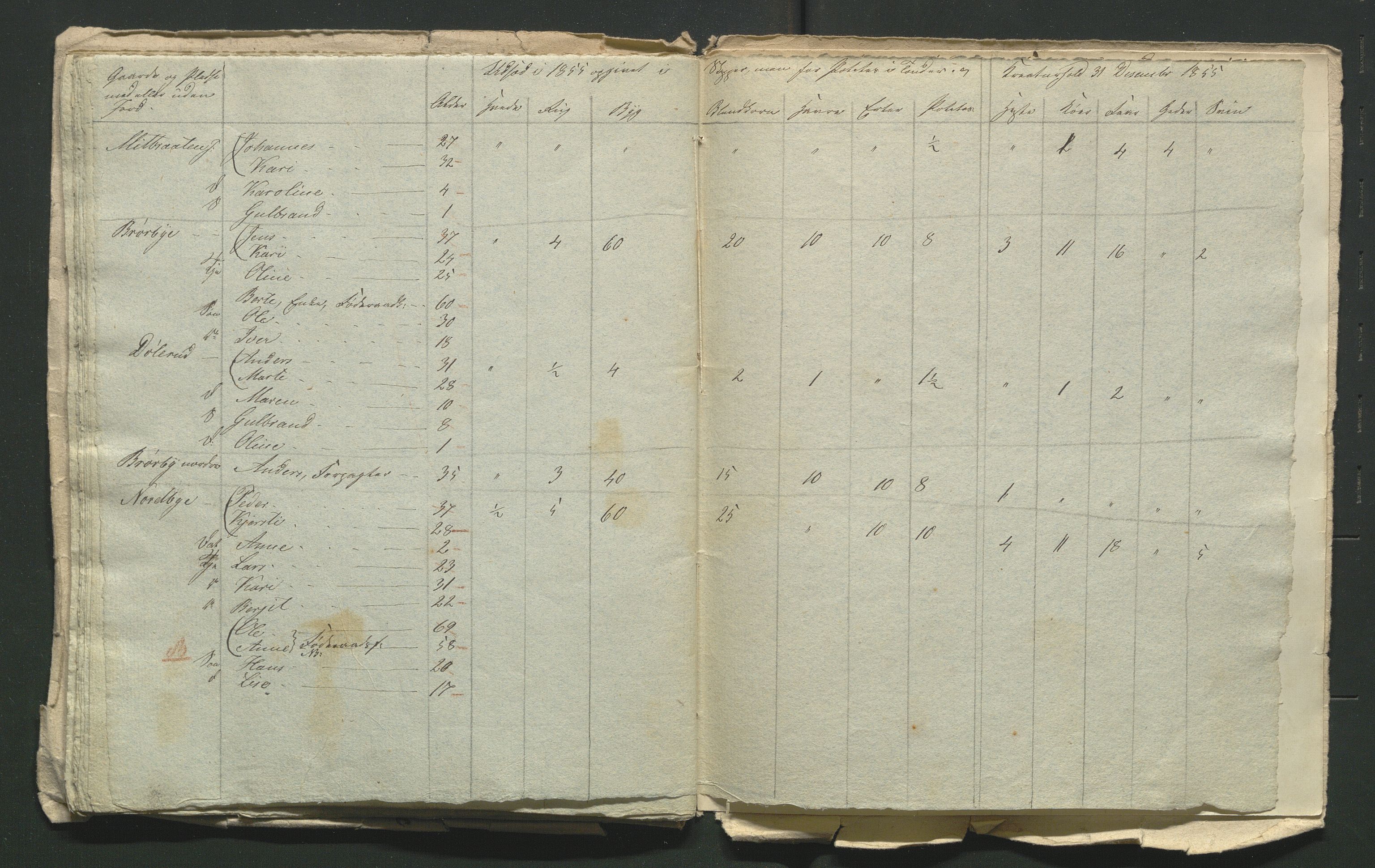 SAH, 1855 Census for Jevnaker parish, 1855, p. 170