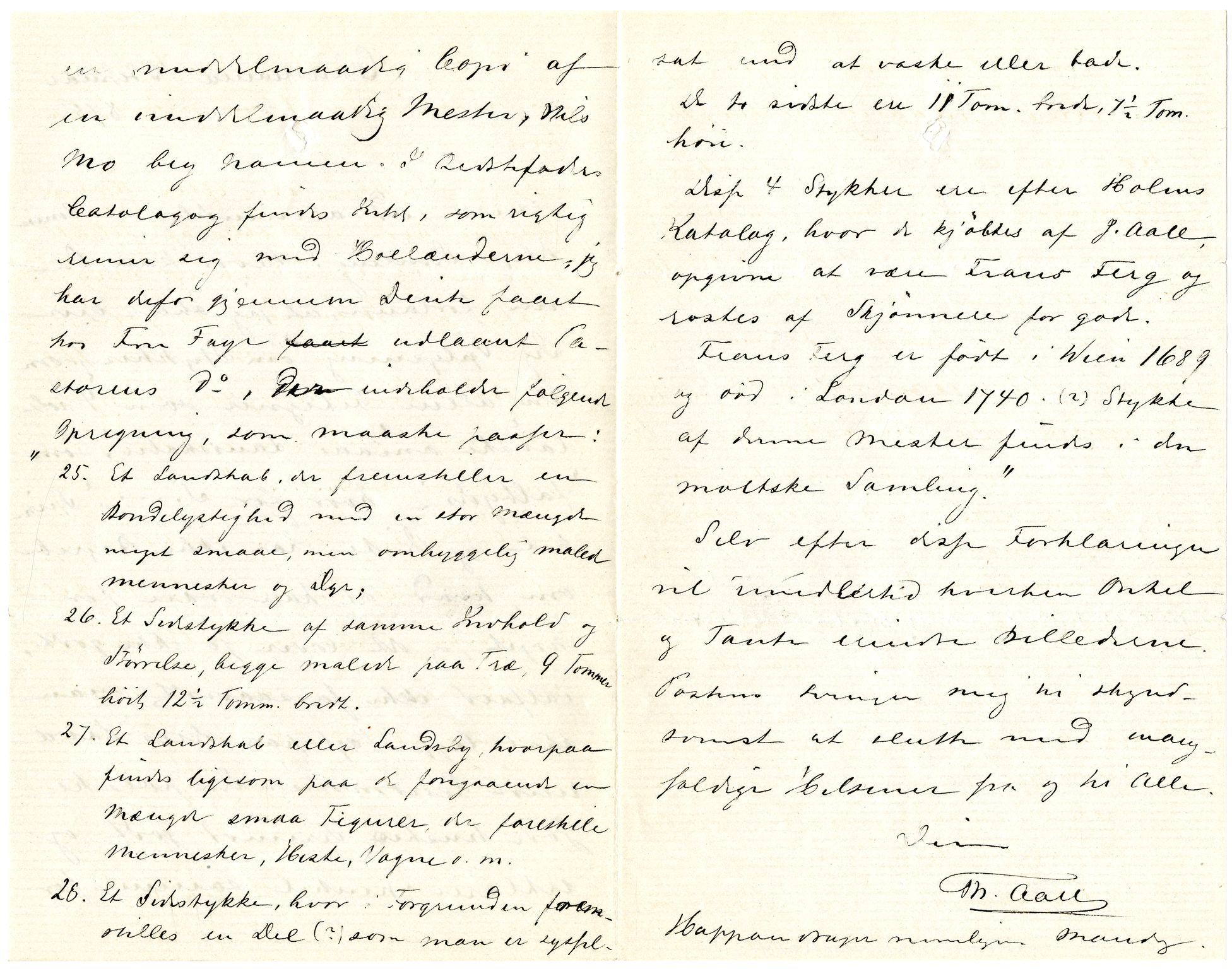 Diderik Maria Aalls brevsamling, NF/Ark-1023/F/L0001: D.M. Aalls brevsamling. A - B, 1738-1889, p. 345