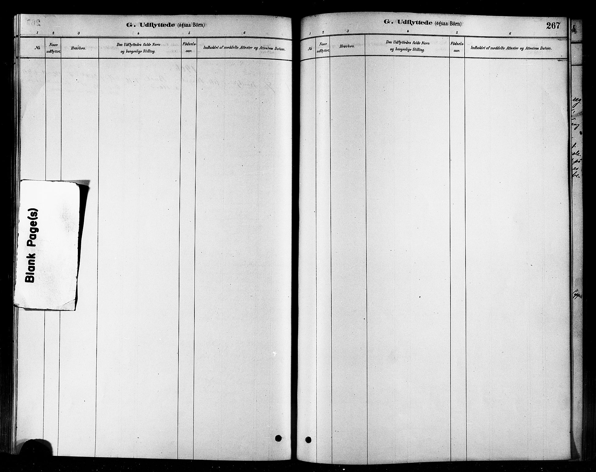 Loppa sokneprestkontor, AV/SATØ-S-1339/H/Ha/L0006kirke: Parish register (official) no. 6, 1879-1895, p. 267