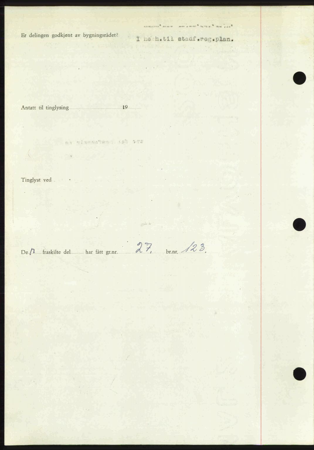 Romsdal sorenskriveri, AV/SAT-A-4149/1/2/2C: Mortgage book no. A28, 1948-1949, Diary no: : 232/1949