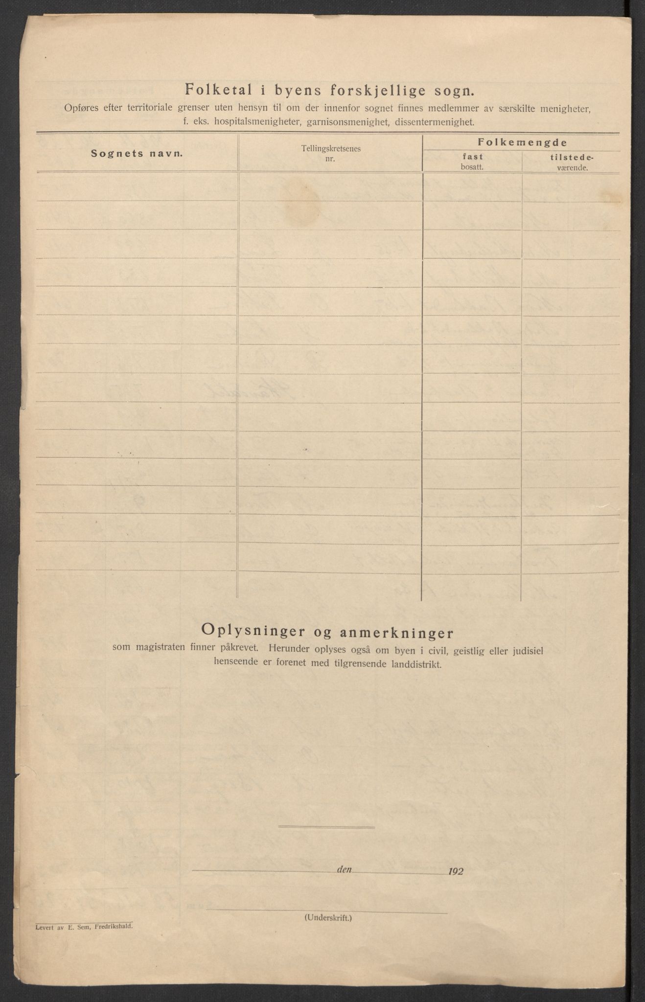 SAT, 1920 census for Trondheim, 1920, p. 4