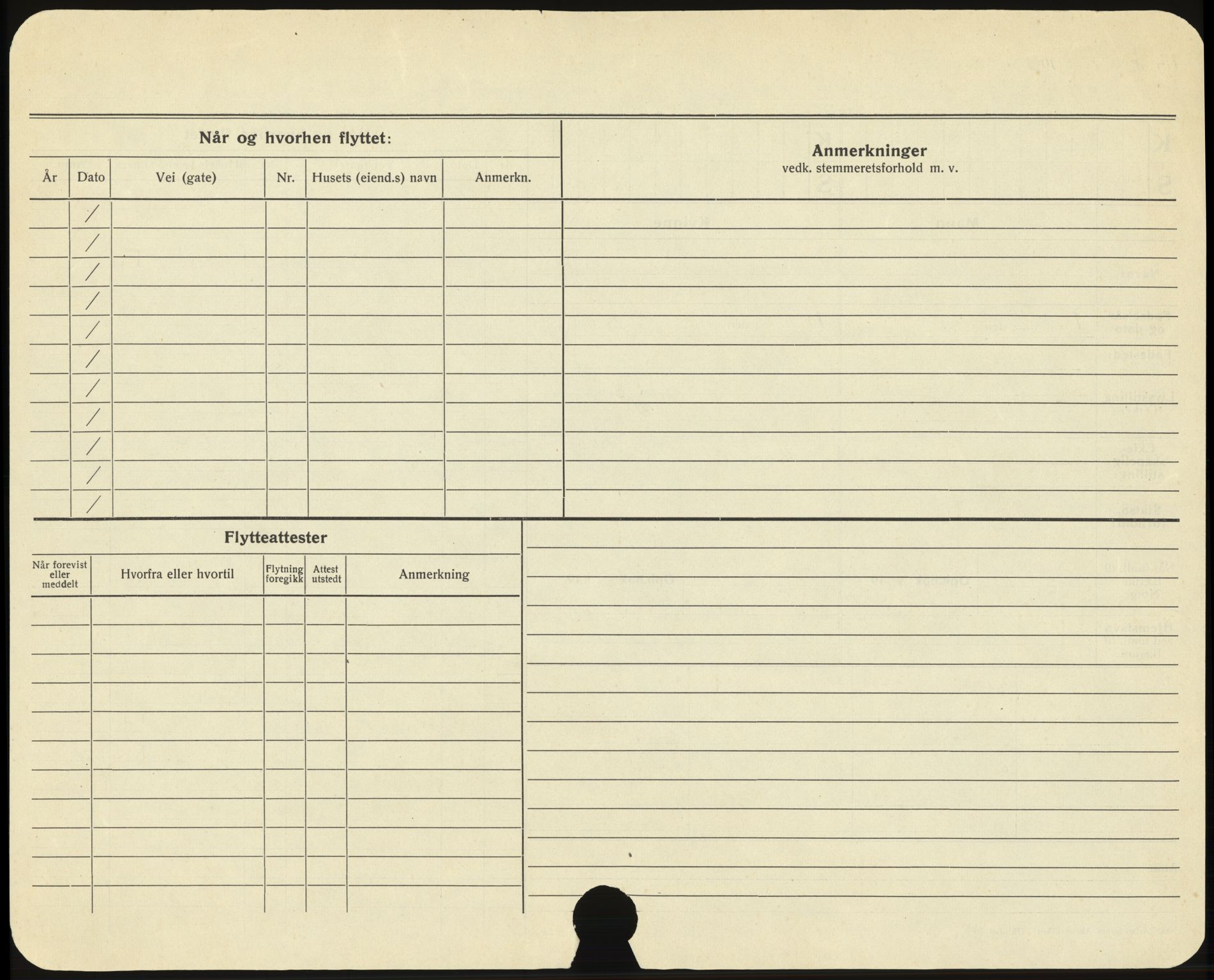 Bærum folkeregister, AV/SAO-A-10504/F/L0002: Utflyttede, 1923