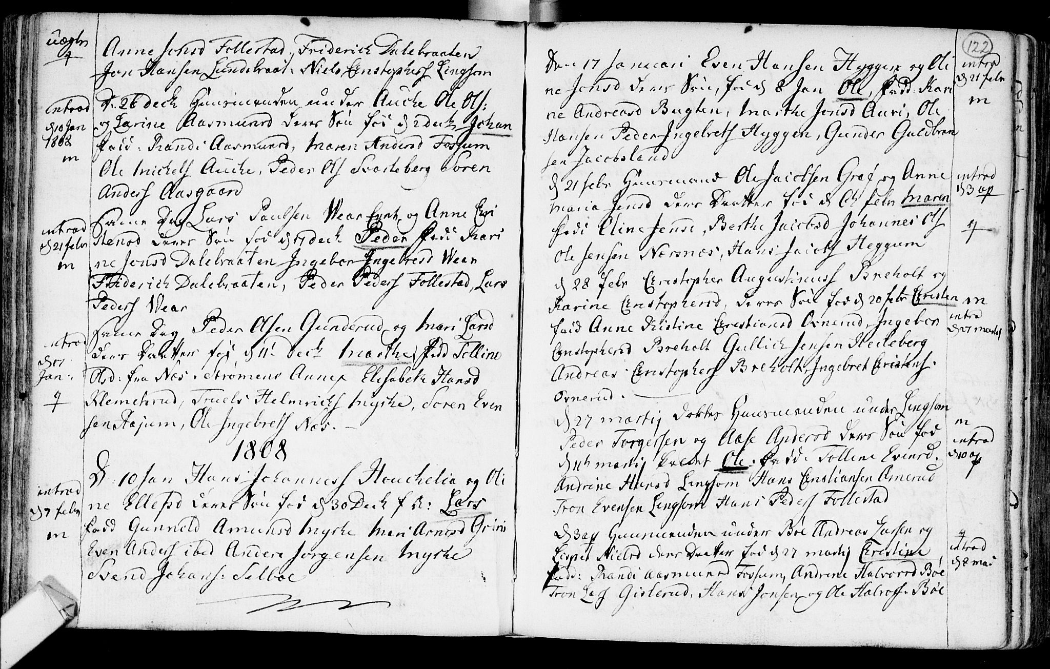 Røyken kirkebøker, SAKO/A-241/F/Fa/L0003: Parish register (official) no. 3, 1782-1813, p. 122