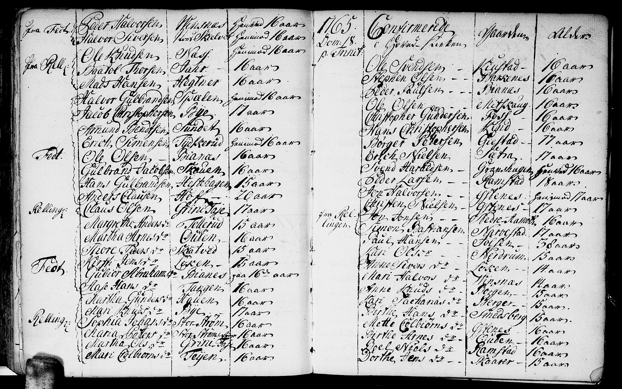 Fet prestekontor Kirkebøker, AV/SAO-A-10370a/F/Fa/L0004: Parish register (official) no. I 4, 1751-1773, p. 181