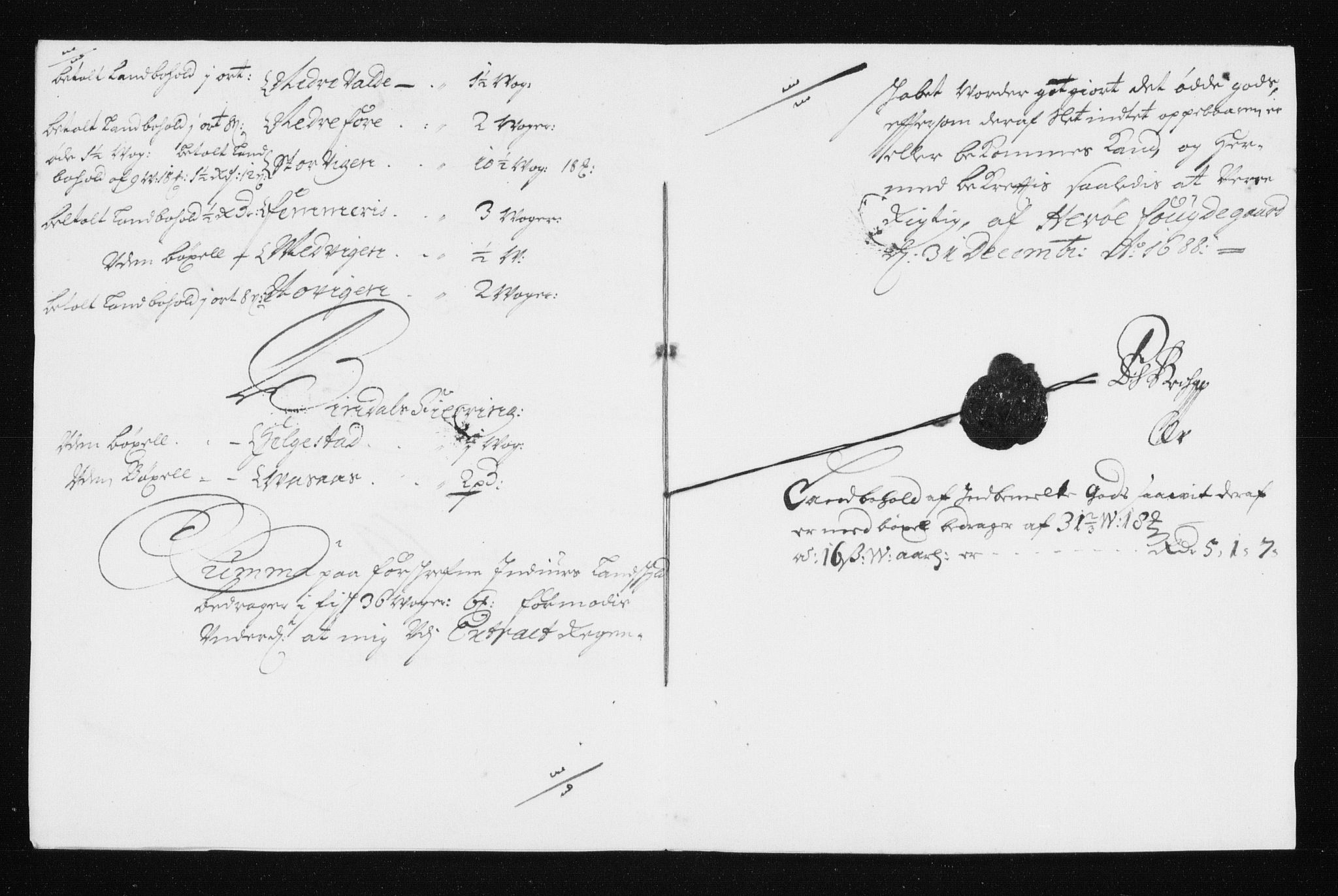 Rentekammeret inntil 1814, Reviderte regnskaper, Stiftamtstueregnskaper, Trondheim stiftamt og Nordland amt, AV/RA-EA-6044/R/Rh/L0011: Nordland amt, 1688