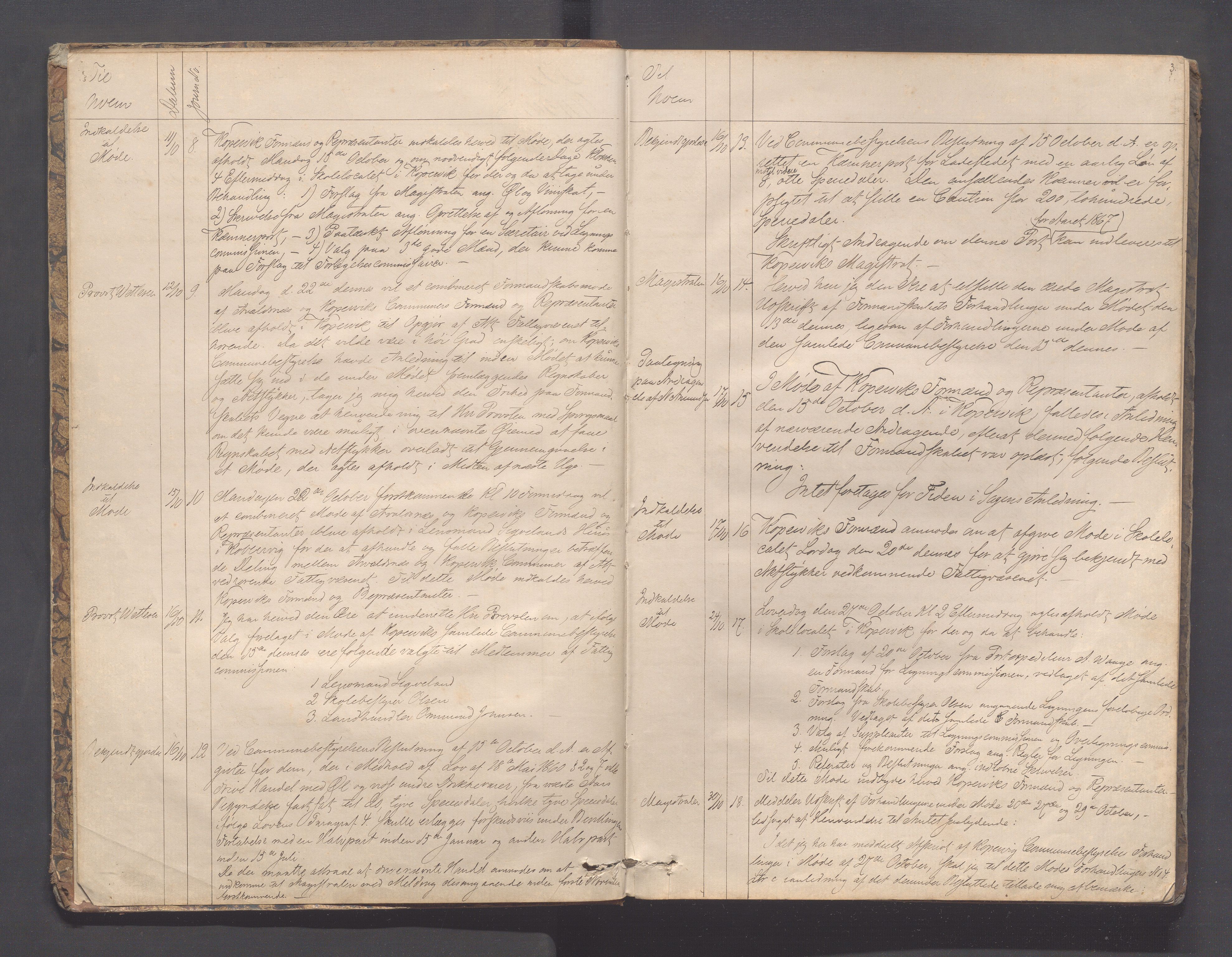Kopervik Kommune - Formannskapet og Bystyret, IKAR/K-102468/B/L0001: Kopibok, 1866-1905, p. 3