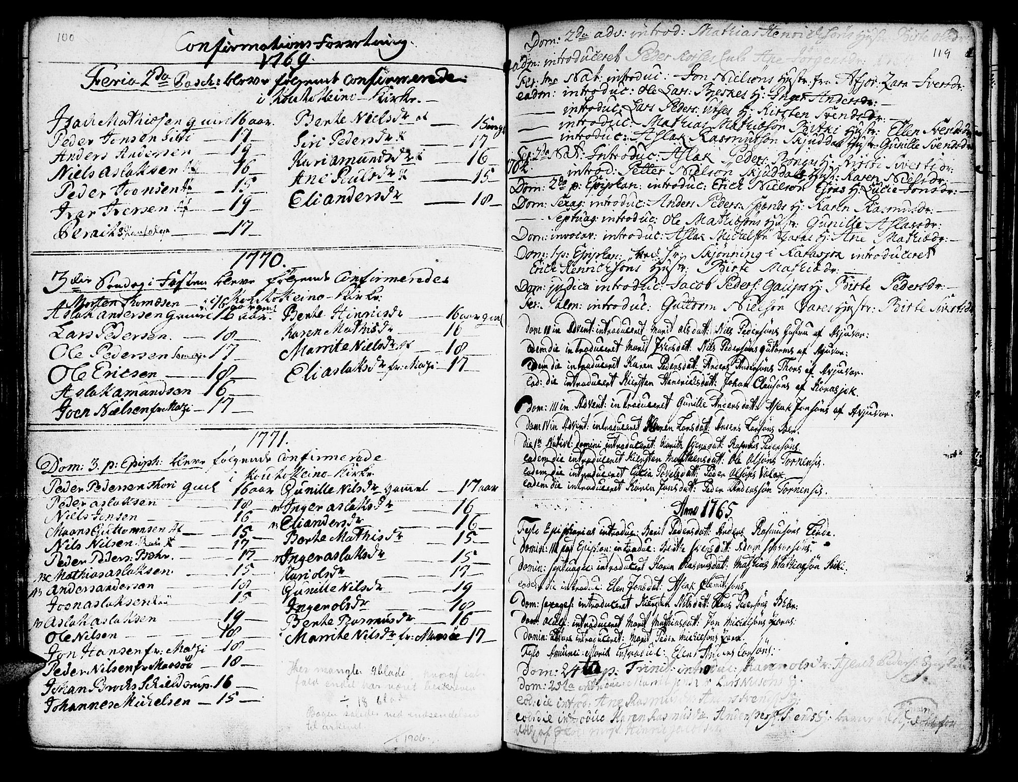 Kautokeino sokneprestembete, SATØ/S-1340/H/Ha/L0001.kirke: Parish register (official) no. 1, 1723-1776, p. 100-119