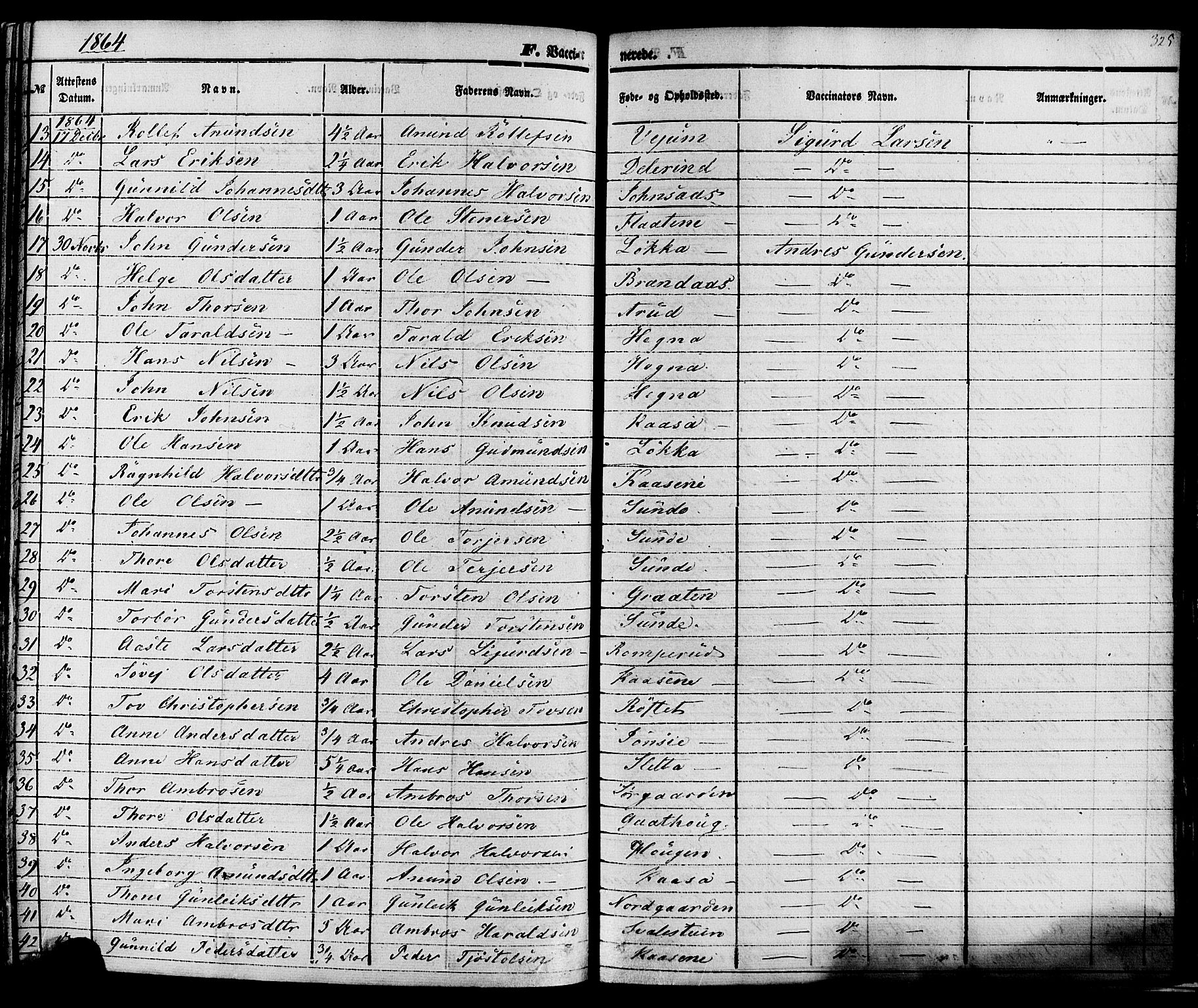 Sauherad kirkebøker, SAKO/A-298/F/Fa/L0007: Parish register (official) no. I 7, 1851-1873, p. 325