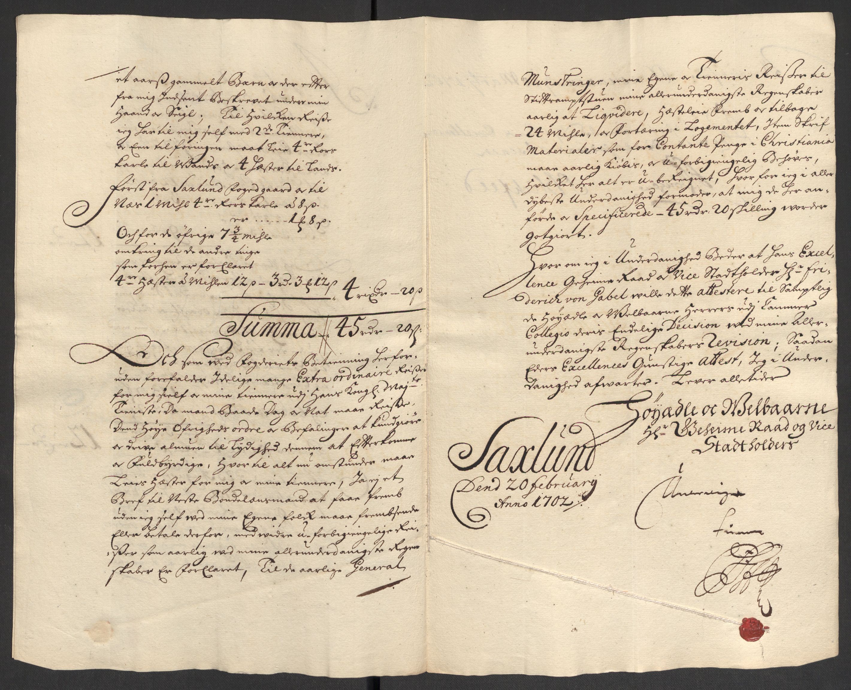 Rentekammeret inntil 1814, Reviderte regnskaper, Fogderegnskap, RA/EA-4092/R16/L1040: Fogderegnskap Hedmark, 1701-1702, p. 188