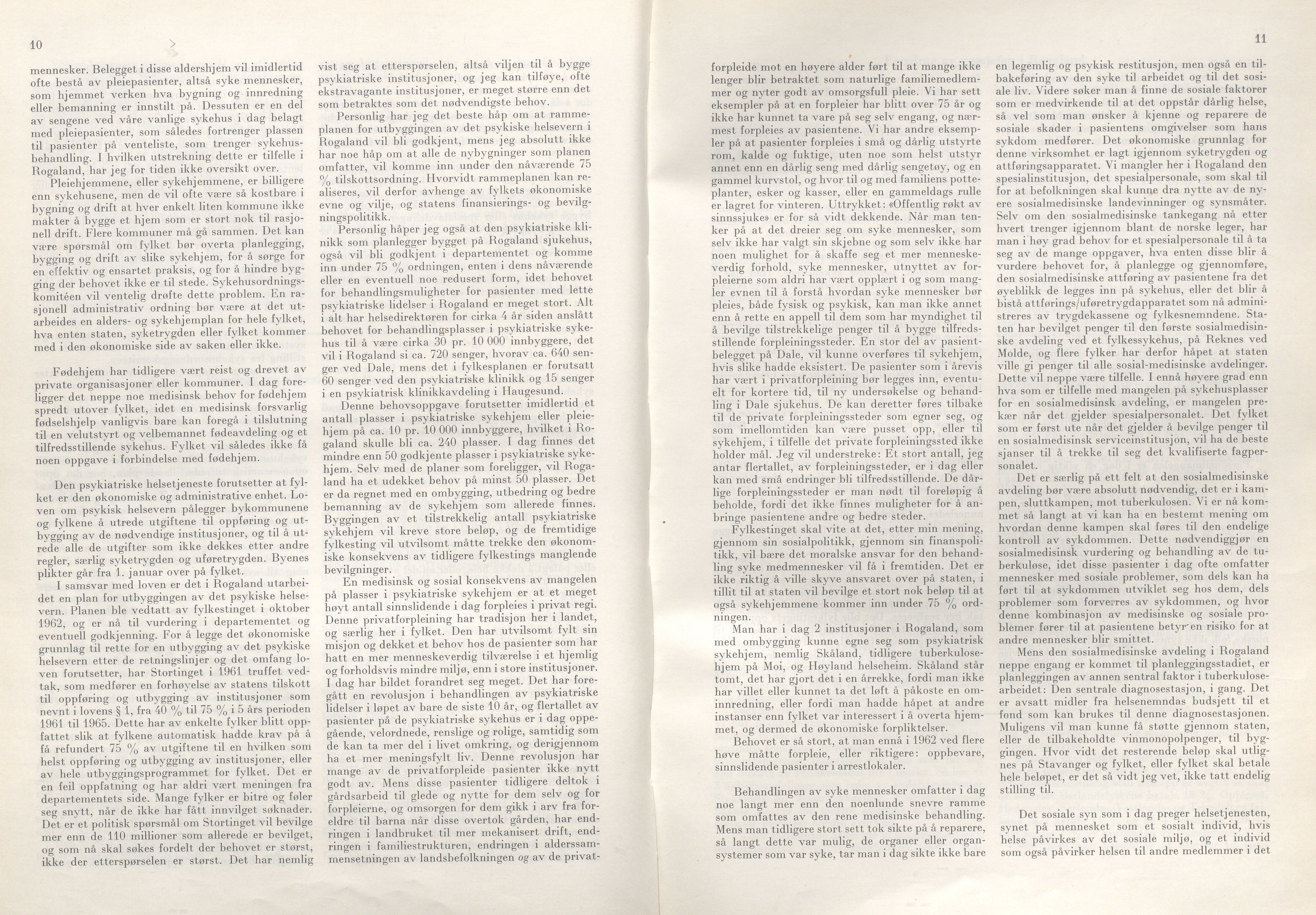 Rogaland fylkeskommune - Fylkesrådmannen , IKAR/A-900/A/Aa/Aaa/L0083: Møtebok , 1963, p. 10-11