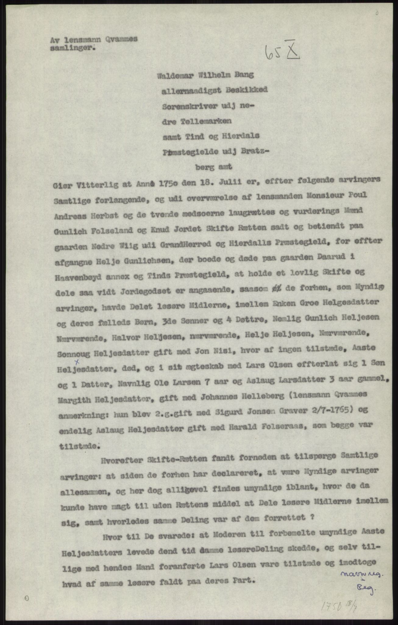 Samlinger til kildeutgivelse, Diplomavskriftsamlingen, RA/EA-4053/H/Ha, p. 2702