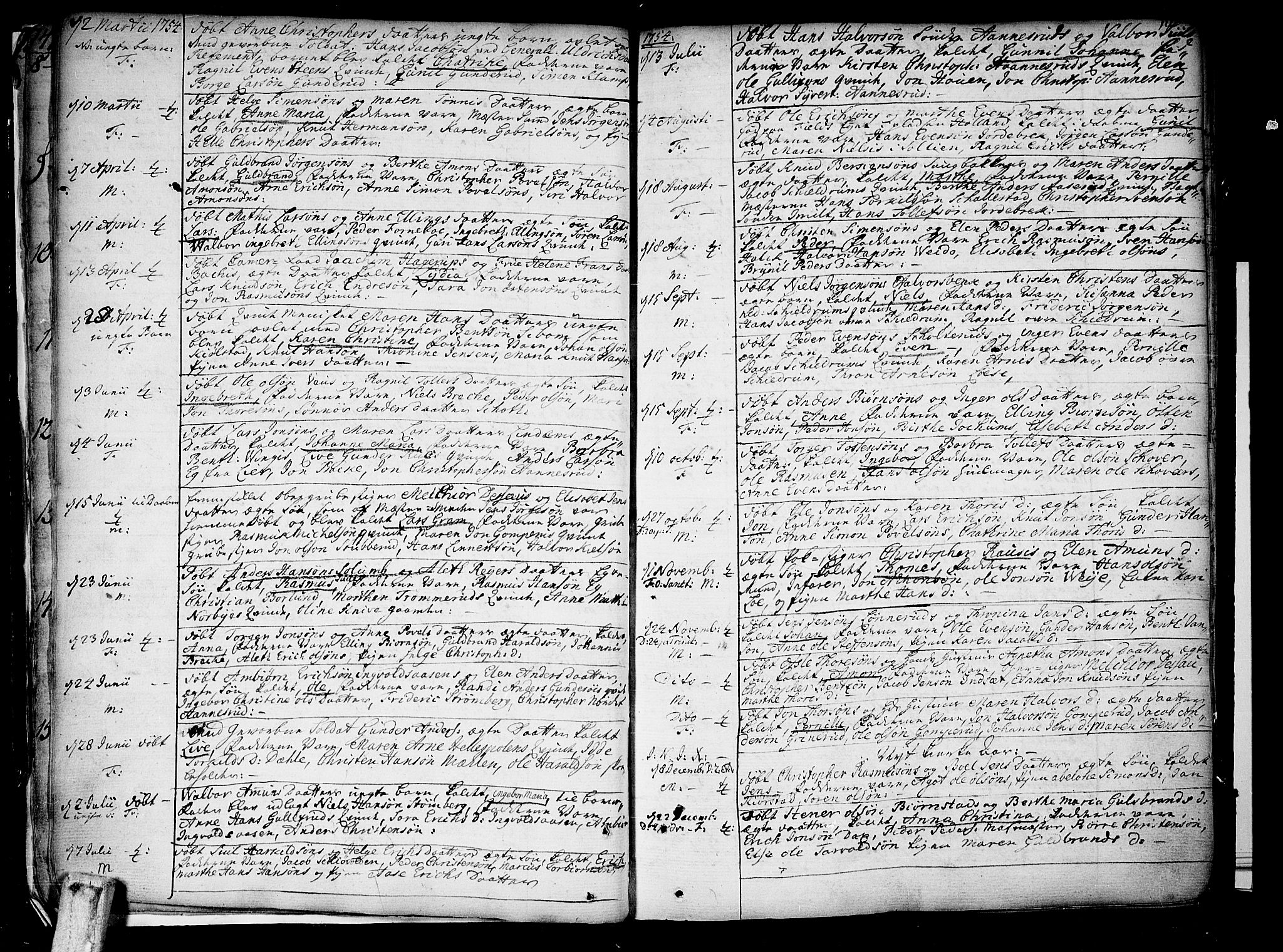 Skoger kirkebøker, SAKO/A-59/F/Fa/L0001: Parish register (official) no. I 1, 1746-1814, p. 14