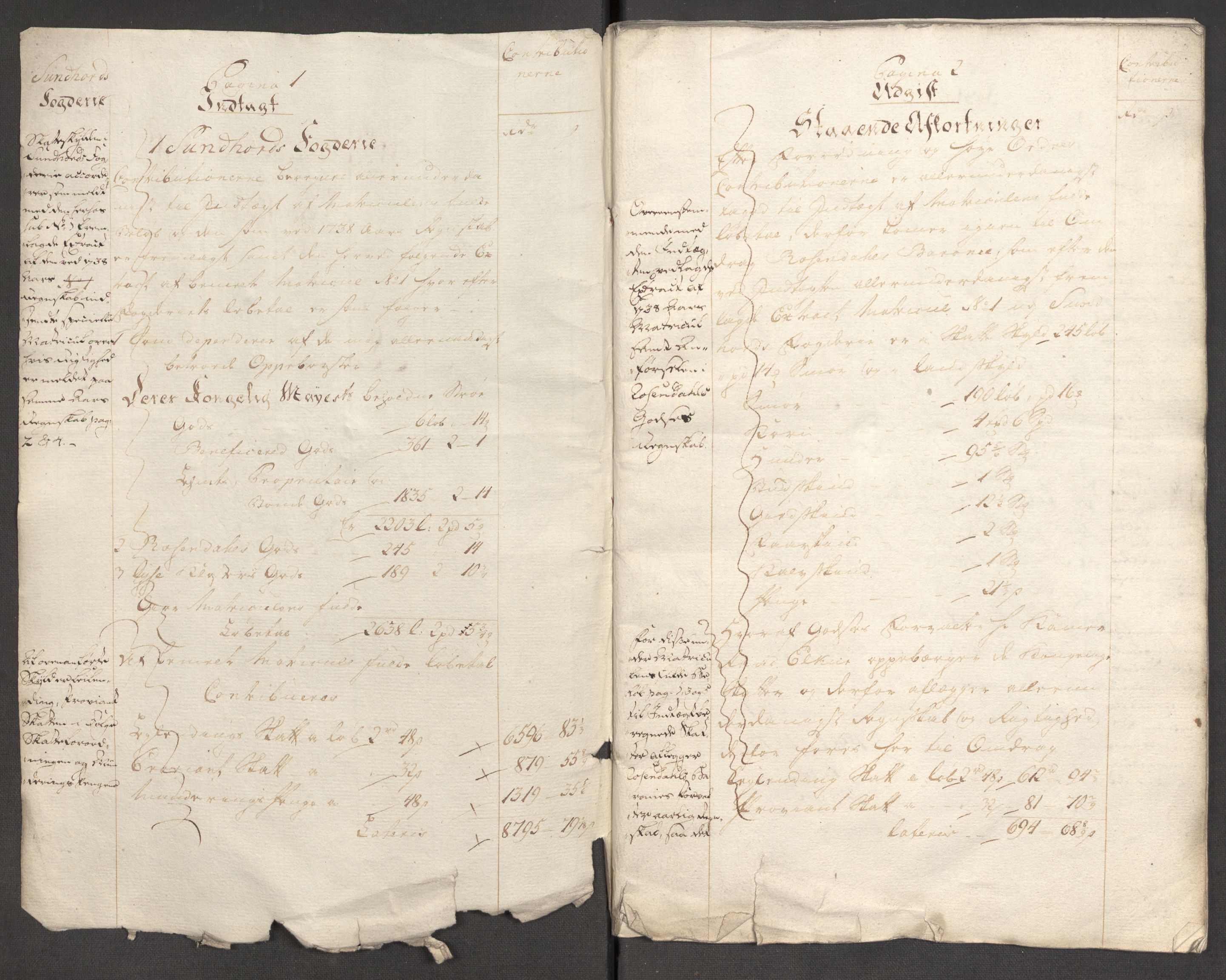 Rentekammeret inntil 1814, Reviderte regnskaper, Fogderegnskap, RA/EA-4092/R48/L3097: Fogderegnskap Sunnhordland og Hardanger, 1781, p. 5