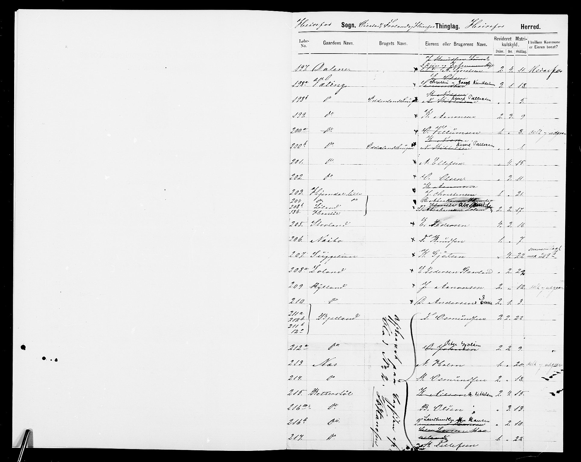 SAK, 1875 census for 0933P Herefoss, 1875, p. 5