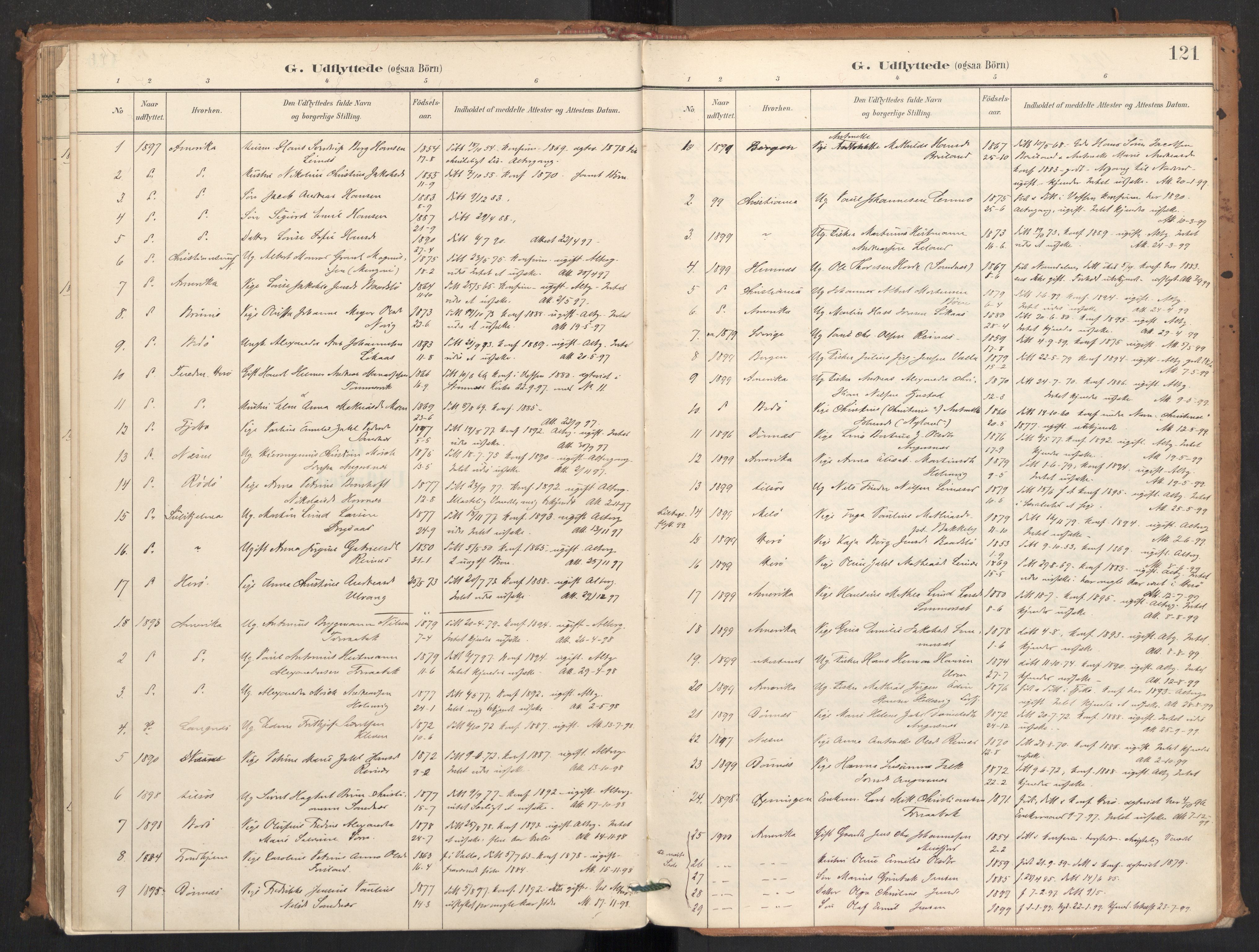 Ministerialprotokoller, klokkerbøker og fødselsregistre - Nordland, AV/SAT-A-1459/831/L0472: Parish register (official) no. 831A03, 1897-1912, p. 121