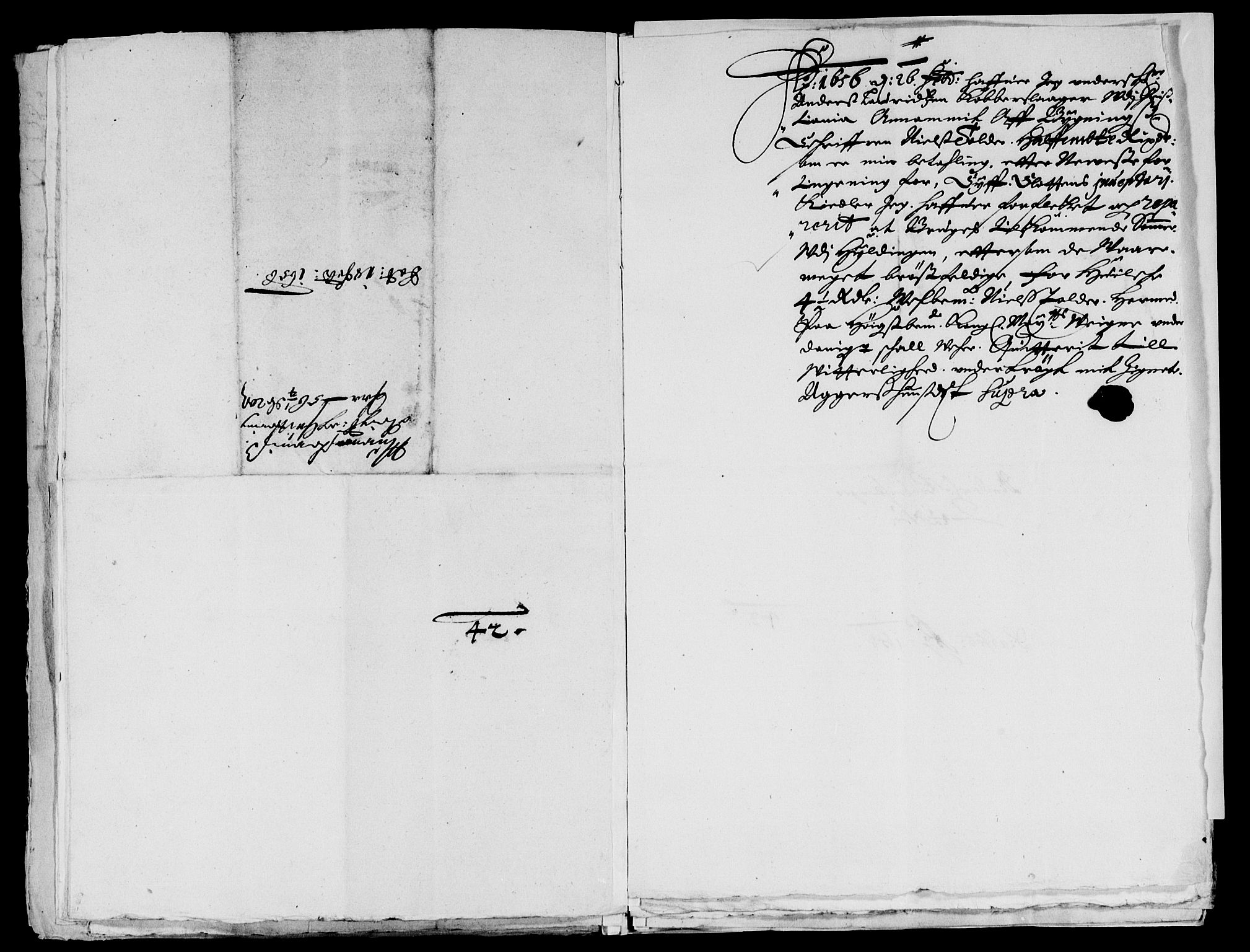 Rentekammeret inntil 1814, Reviderte regnskaper, Lensregnskaper, AV/RA-EA-5023/R/Rb/Rba/L0232: Akershus len, 1652-1656