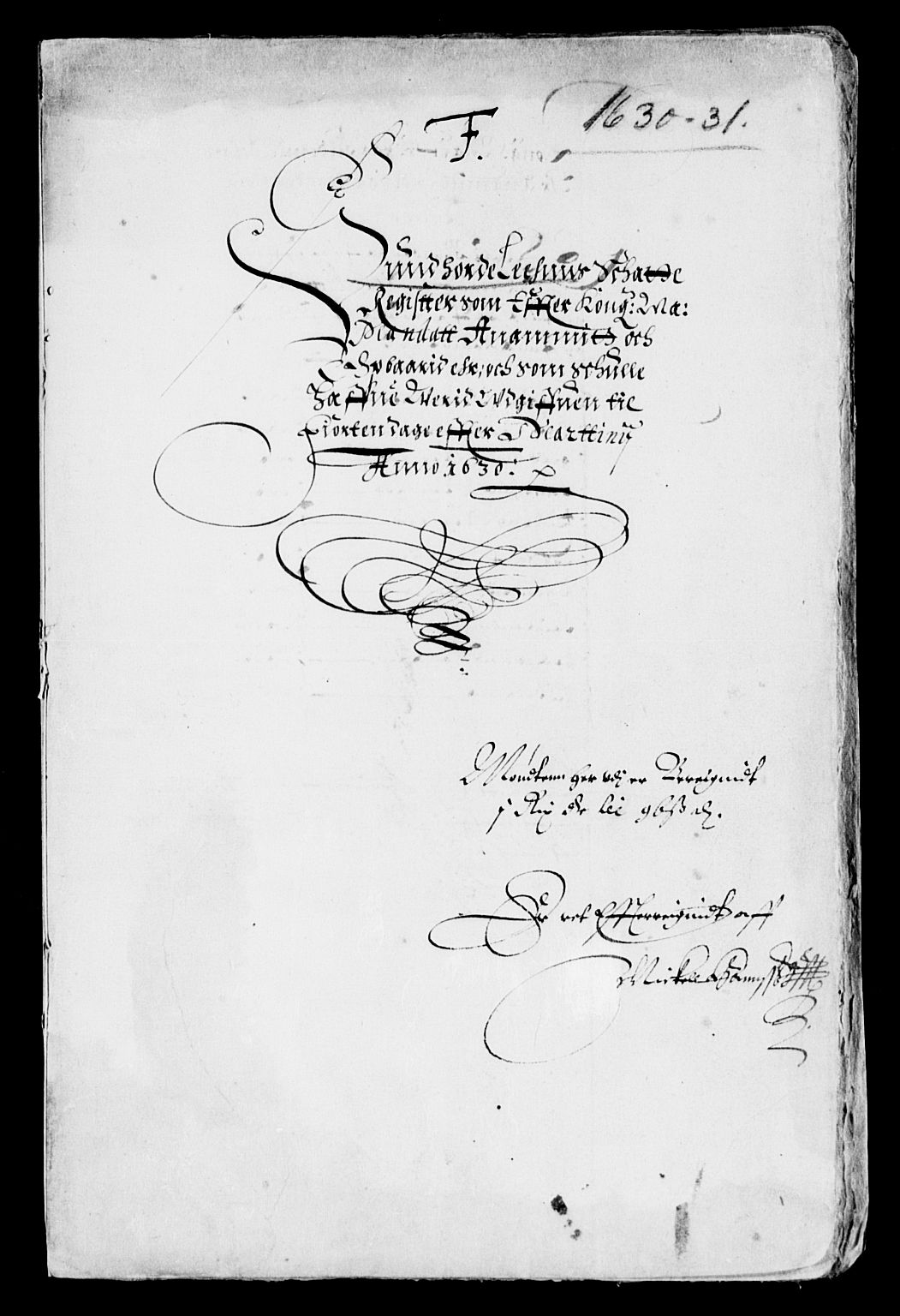 Rentekammeret inntil 1814, Reviderte regnskaper, Lensregnskaper, AV/RA-EA-5023/R/Rb/Rbt/L0056: Bergenhus len, 1630-1631