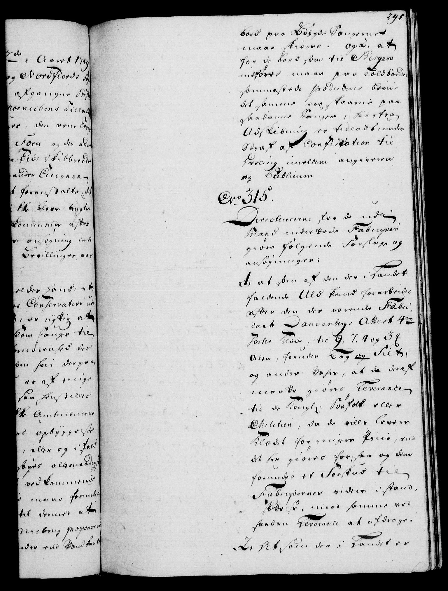 Rentekammeret, Kammerkanselliet, RA/EA-3111/G/Gh/Gha/L0031: Norsk ekstraktmemorialprotokoll (merket RK 53.76), 1751-1753, p. 295