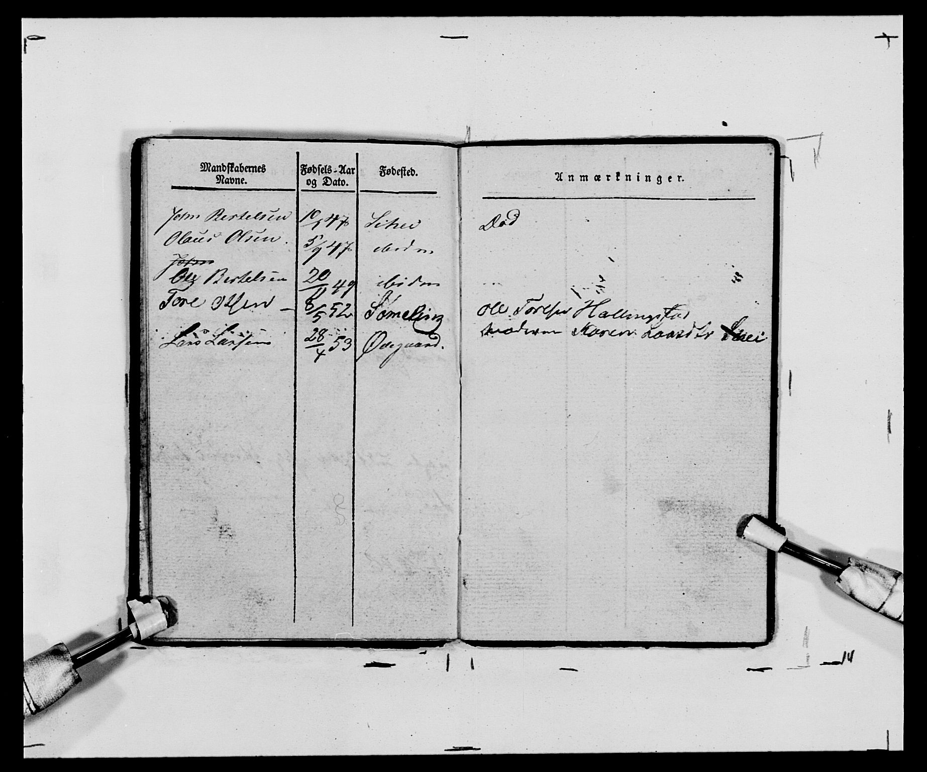 Generalitets- og kommissariatskollegiet, Det kongelige norske kommissariatskollegium, AV/RA-EA-5420/E/Eh/L0120: Tingvollske kompani, 1850-1870, p. 133