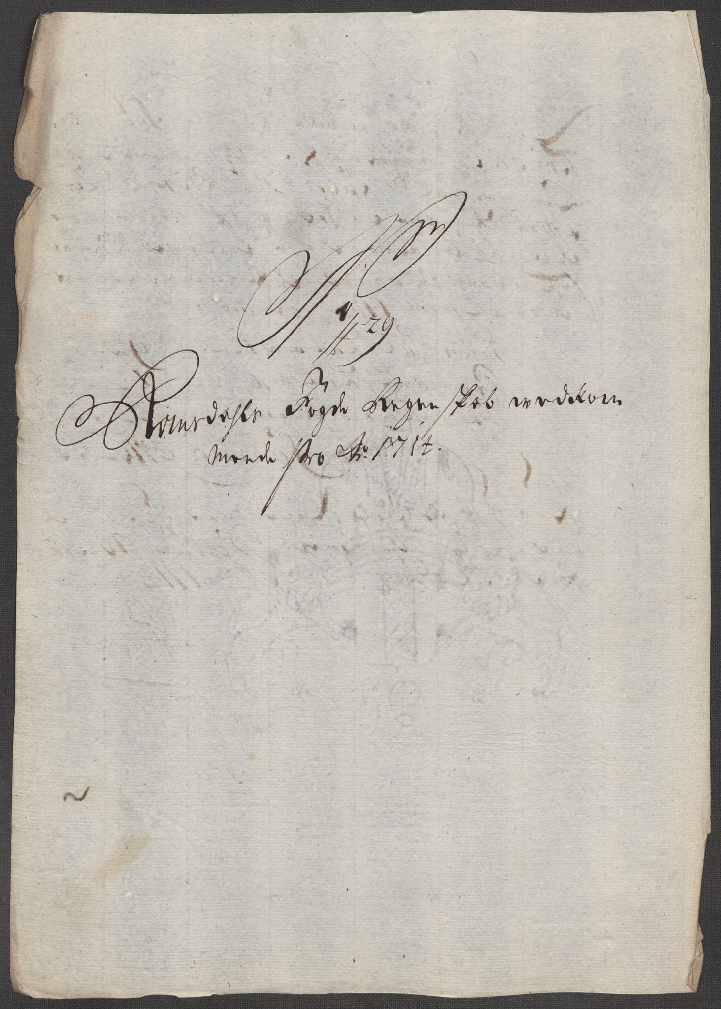 Rentekammeret inntil 1814, Reviderte regnskaper, Fogderegnskap, AV/RA-EA-4092/R55/L3662: Fogderegnskap Romsdal, 1713-1714, p. 449