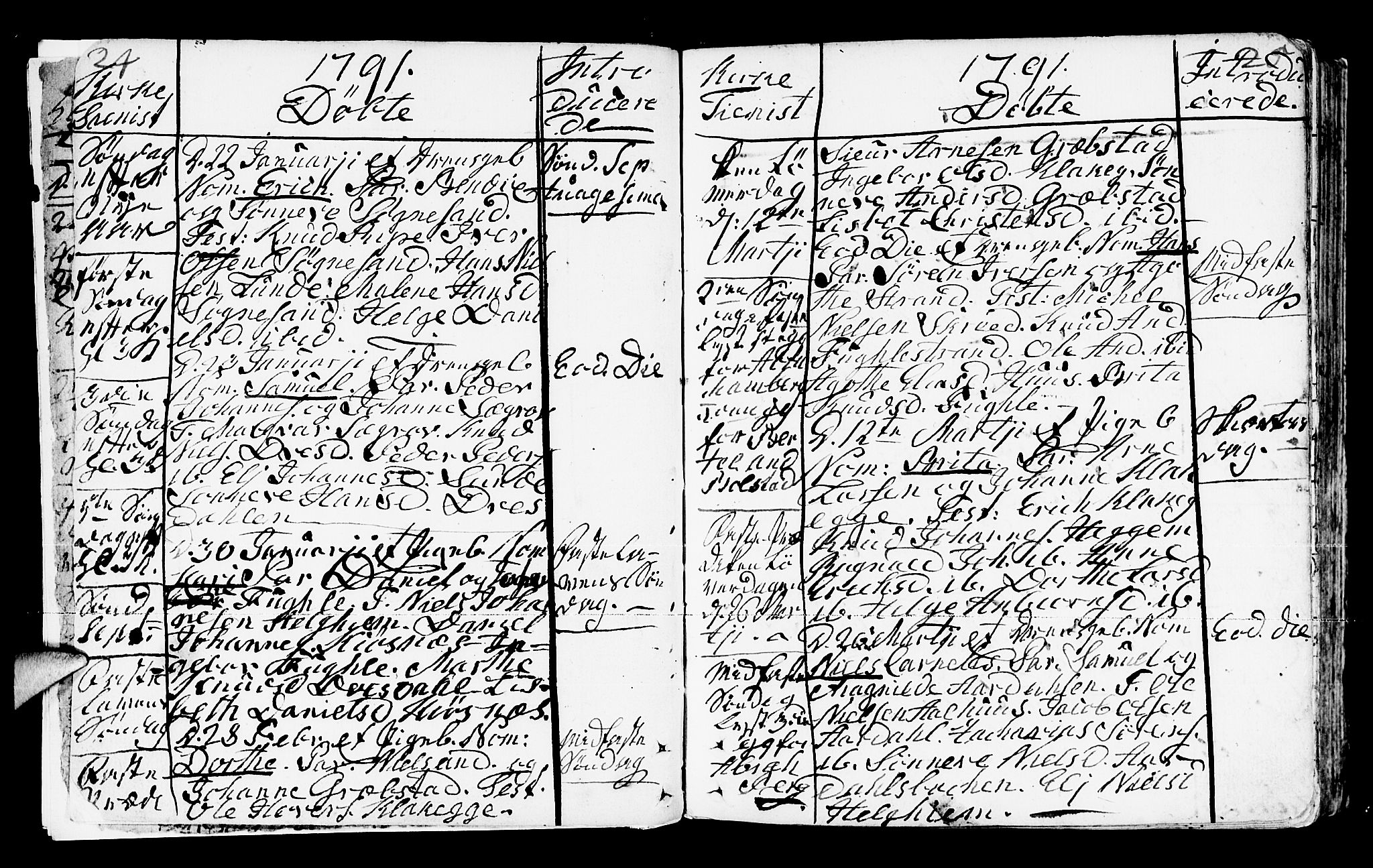 Jølster sokneprestembete, SAB/A-80701/H/Haa/Haaa/L0006: Parish register (official) no. A 6, 1790-1821, p. 24-25