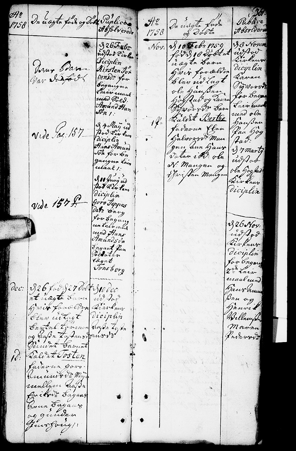 Aurskog prestekontor Kirkebøker, SAO/A-10304a/F/Fa/L0002: Parish register (official) no. I 2, 1735-1766, p. 361