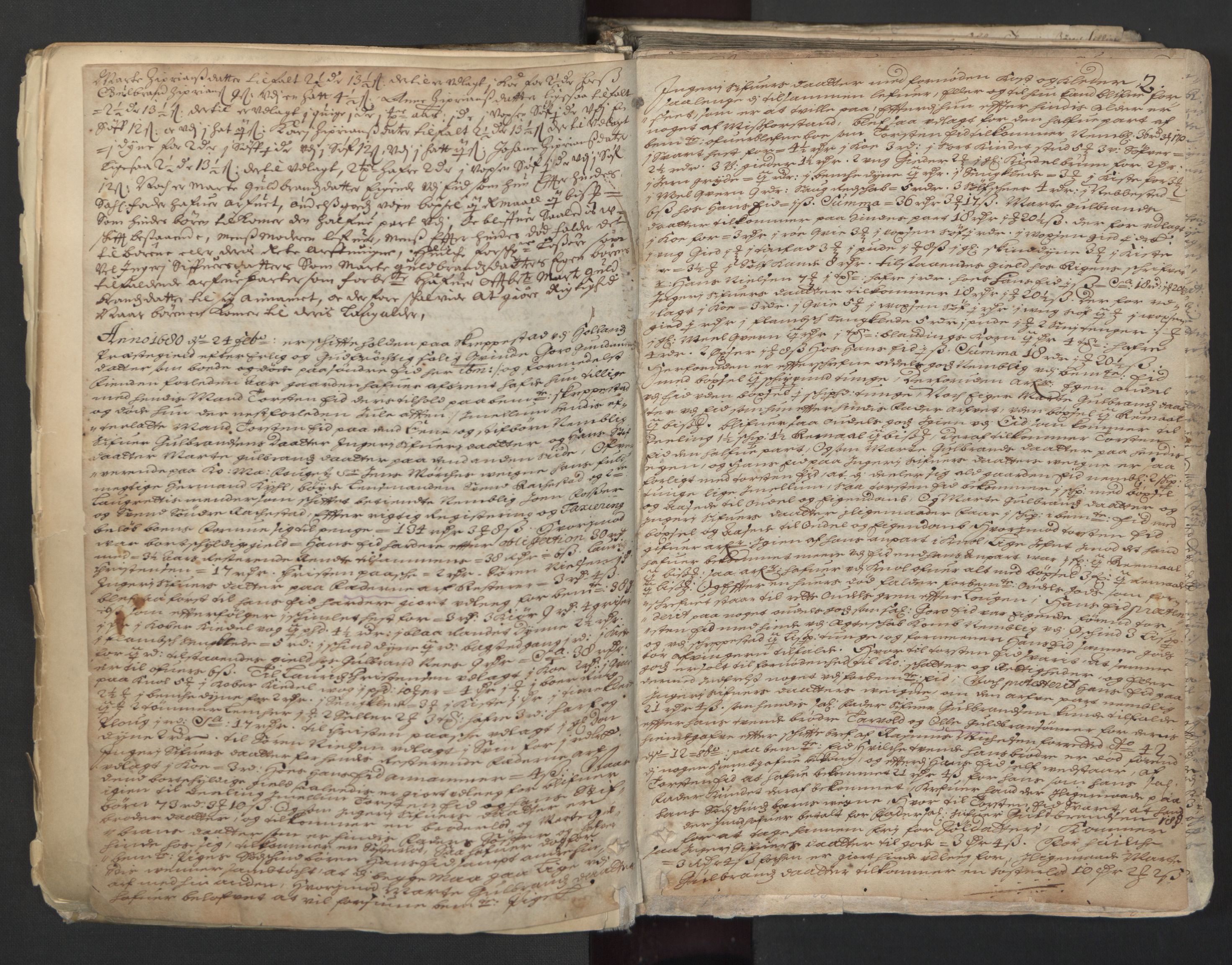 Nedre Romerike sorenskriveri, SAO/A-10469/H/Hd/Hda/L0001: Skifteprotokoll, 1680-1695, p. 1b-2a