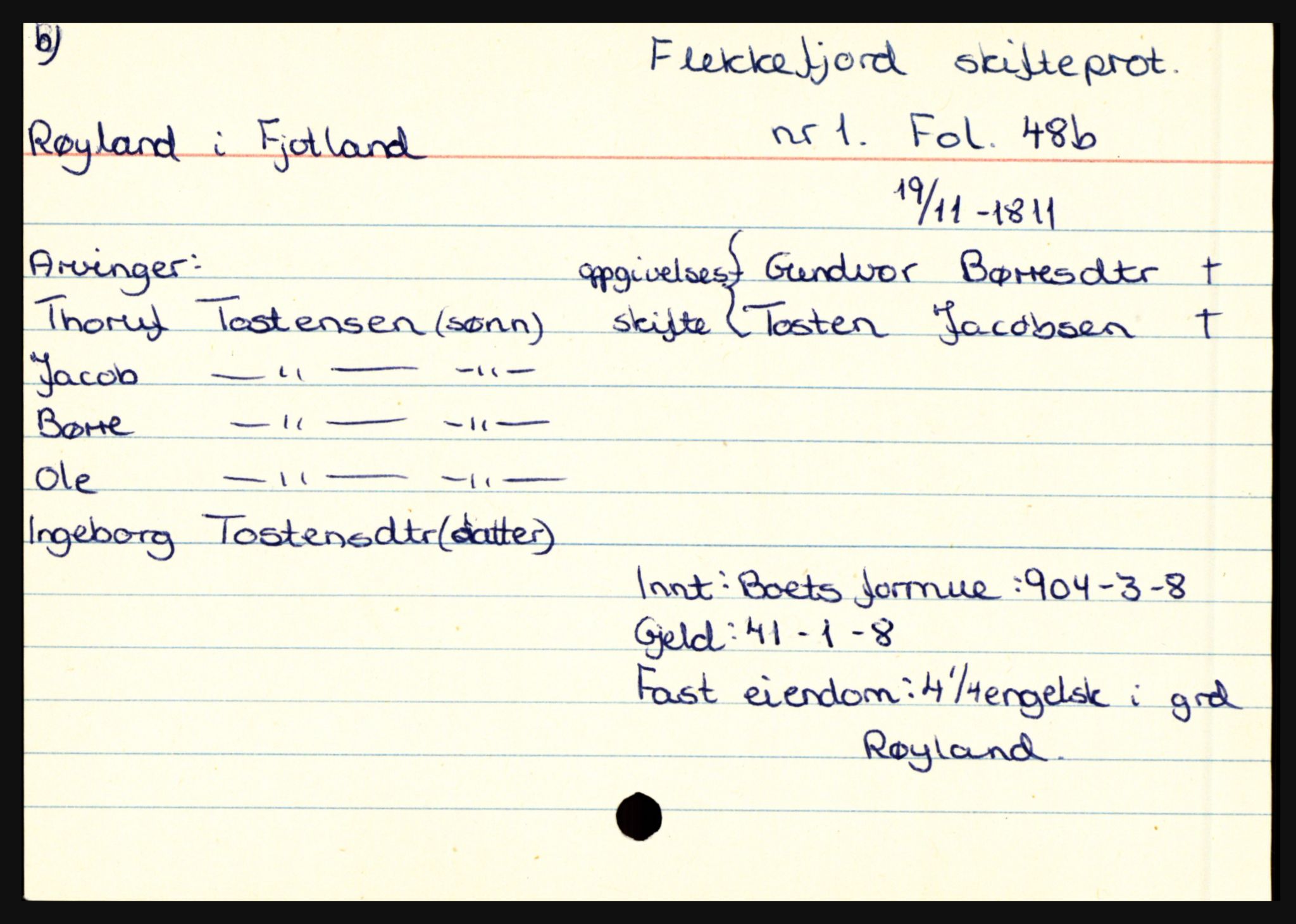 Flekkefjord sorenskriveri, AV/SAK-1221-0001/H, p. 1283