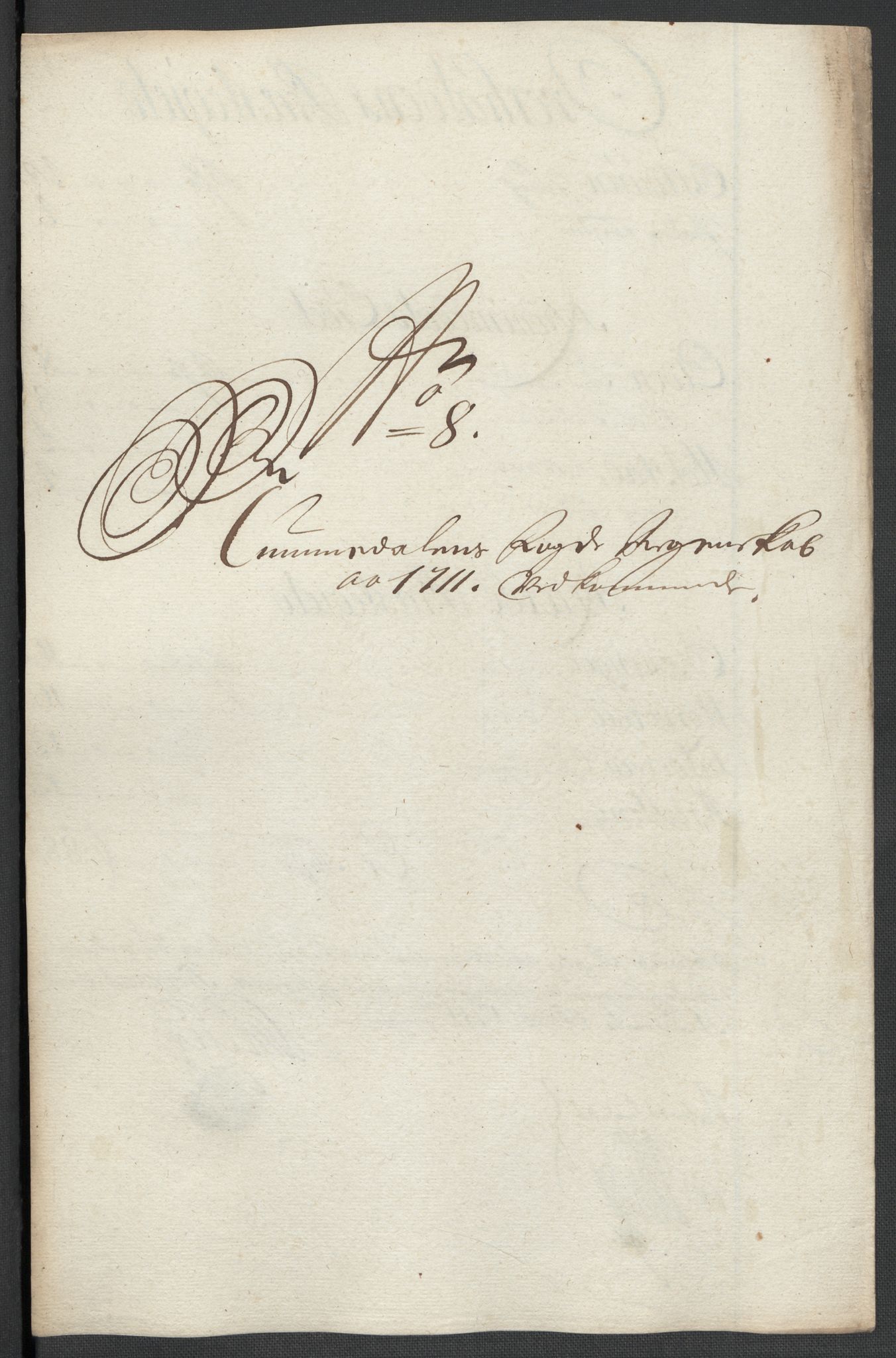 Rentekammeret inntil 1814, Reviderte regnskaper, Fogderegnskap, AV/RA-EA-4092/R64/L4432: Fogderegnskap Namdal, 1711, p. 127