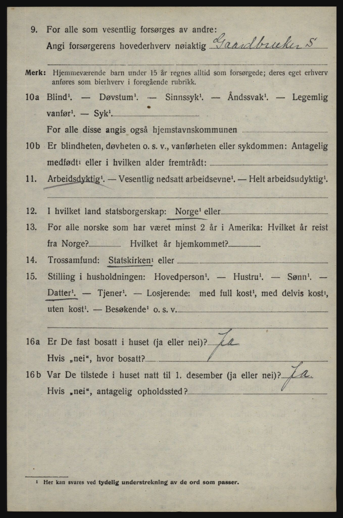 SAO, 1920 census for Skjeberg, 1920, p. 4930