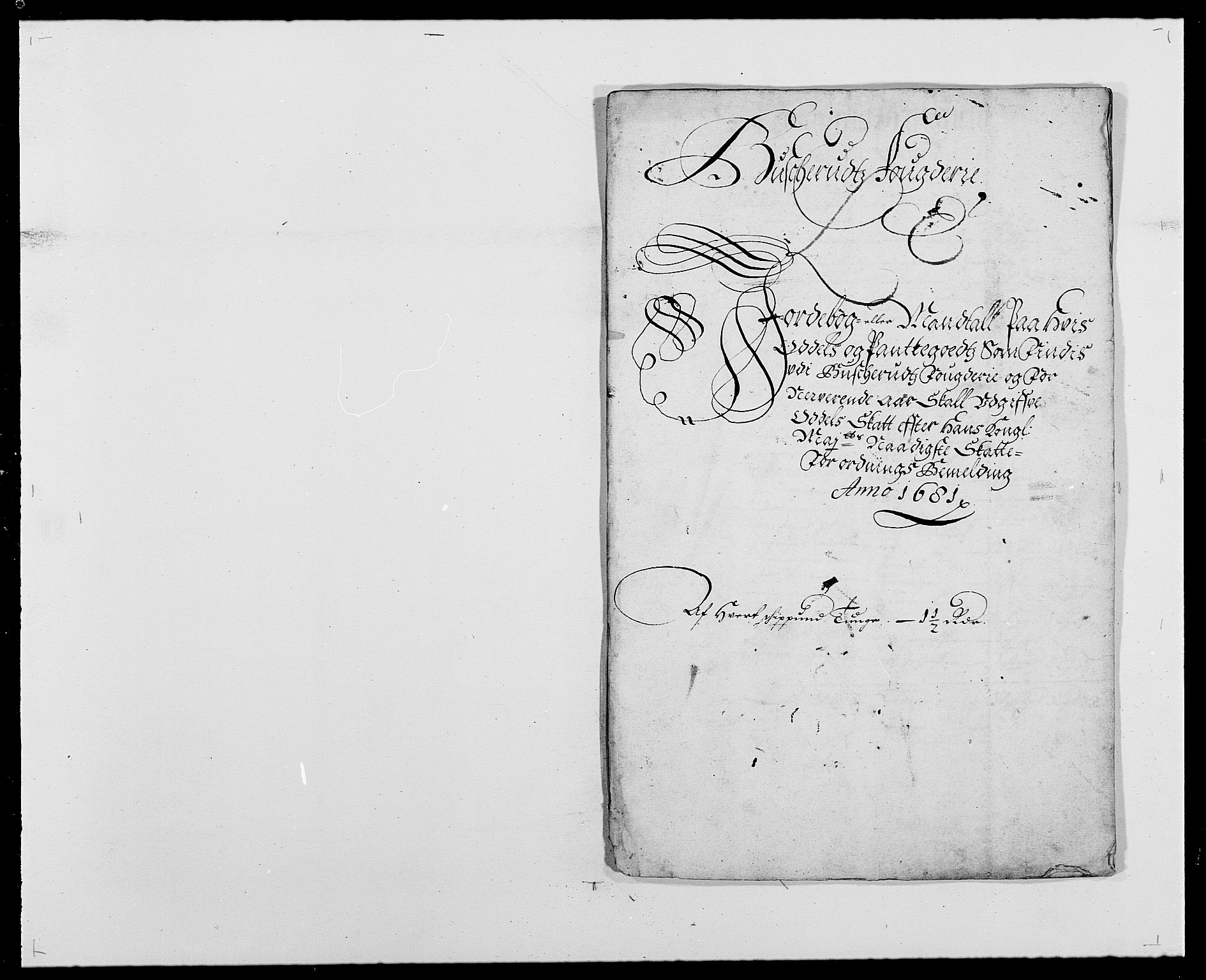 Rentekammeret inntil 1814, Reviderte regnskaper, Fogderegnskap, RA/EA-4092/R25/L1675: Fogderegnskap Buskerud, 1678-1681, p. 307