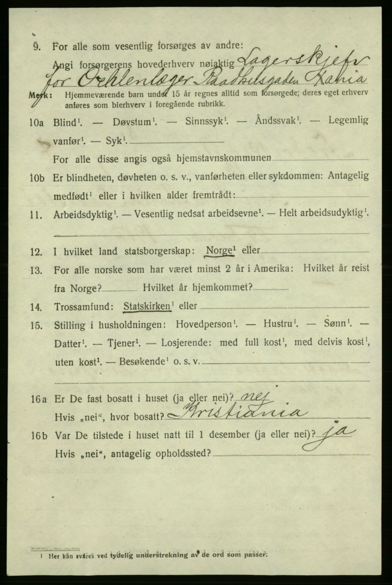 SAO, 1920 census for Fredrikshald, 1920, p. 14111