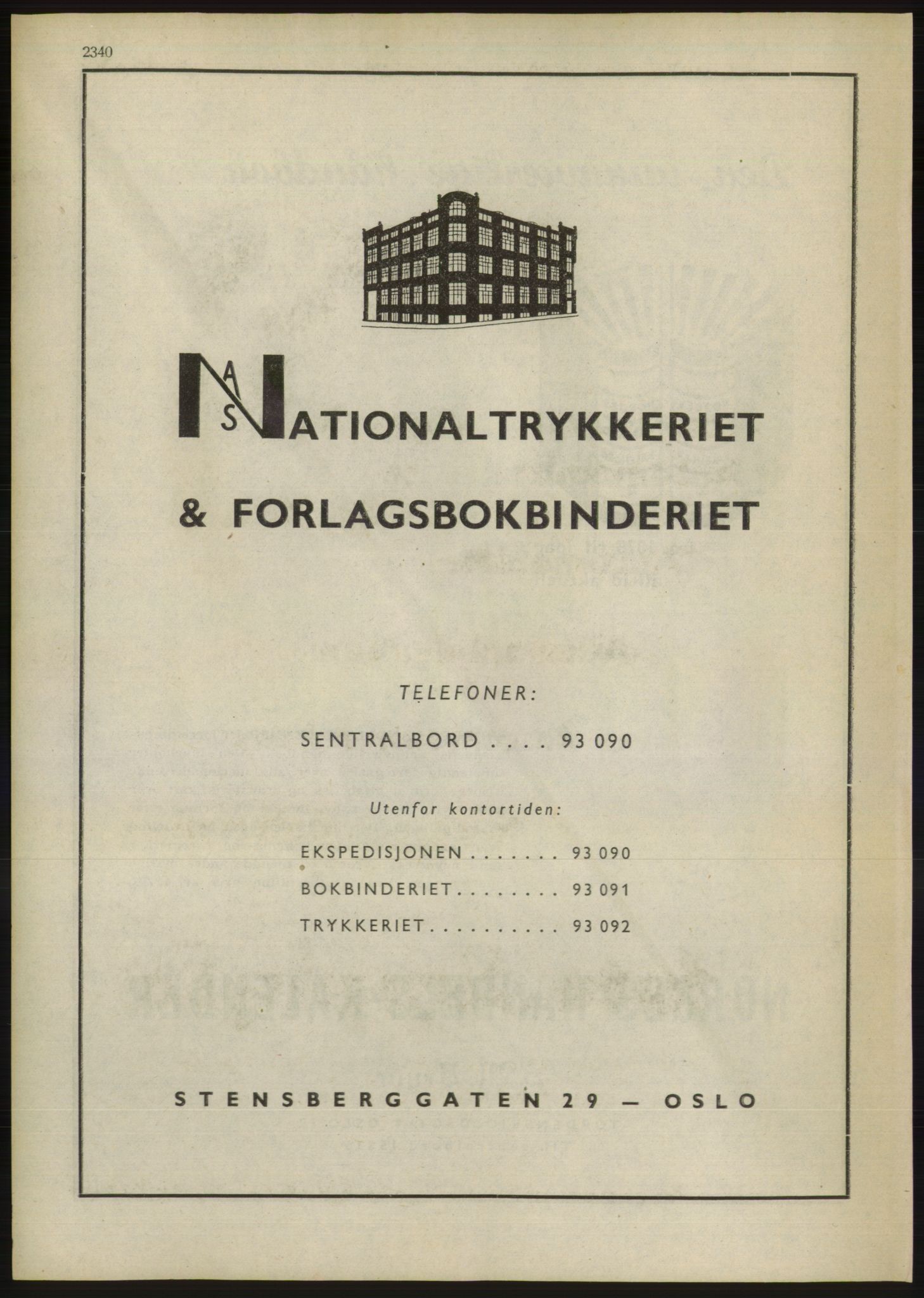 Kristiania/Oslo adressebok, PUBL/-, 1946, p. 2340