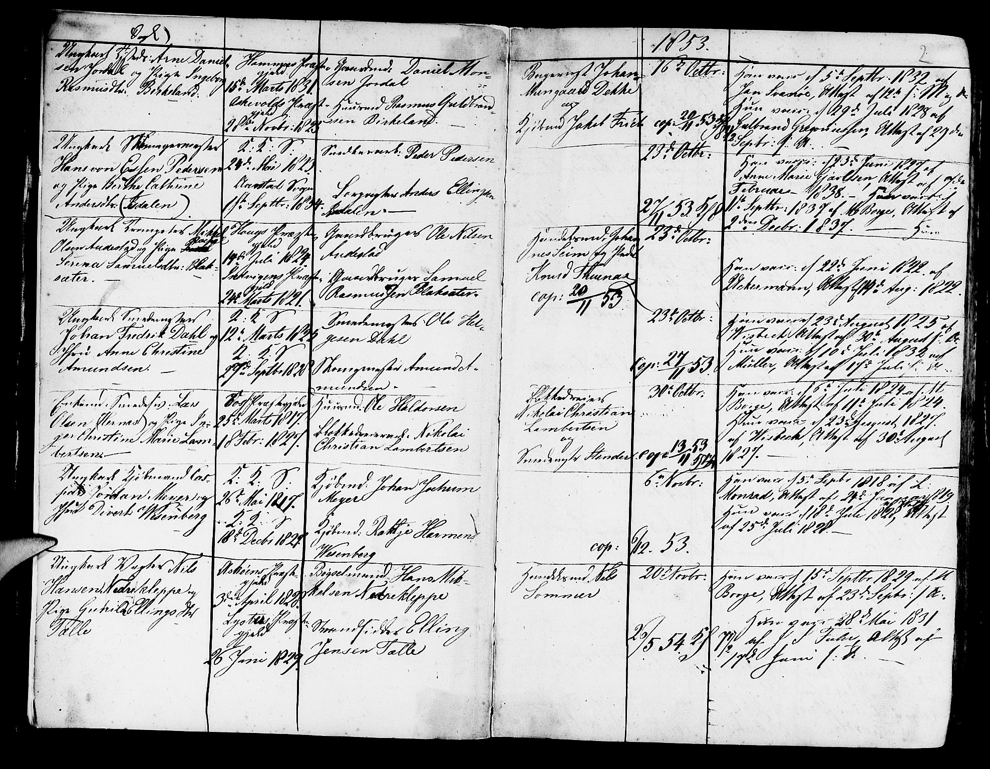 Korskirken sokneprestembete, SAB/A-76101/H/Haa/L0009: Parish register (official) no. A 9, 1743-1861, p. 2