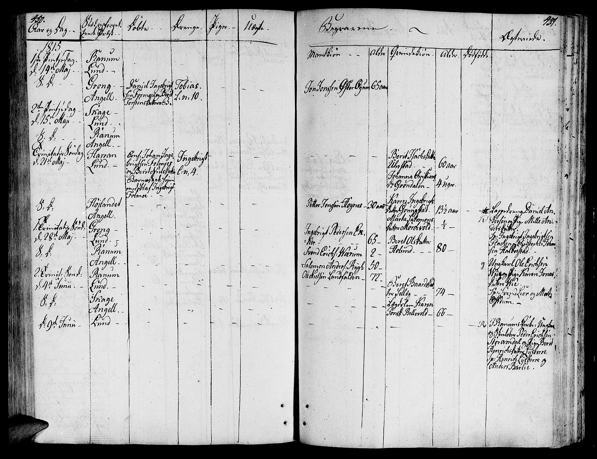 Ministerialprotokoller, klokkerbøker og fødselsregistre - Nord-Trøndelag, AV/SAT-A-1458/764/L0545: Parish register (official) no. 764A05, 1799-1816, p. 450-451