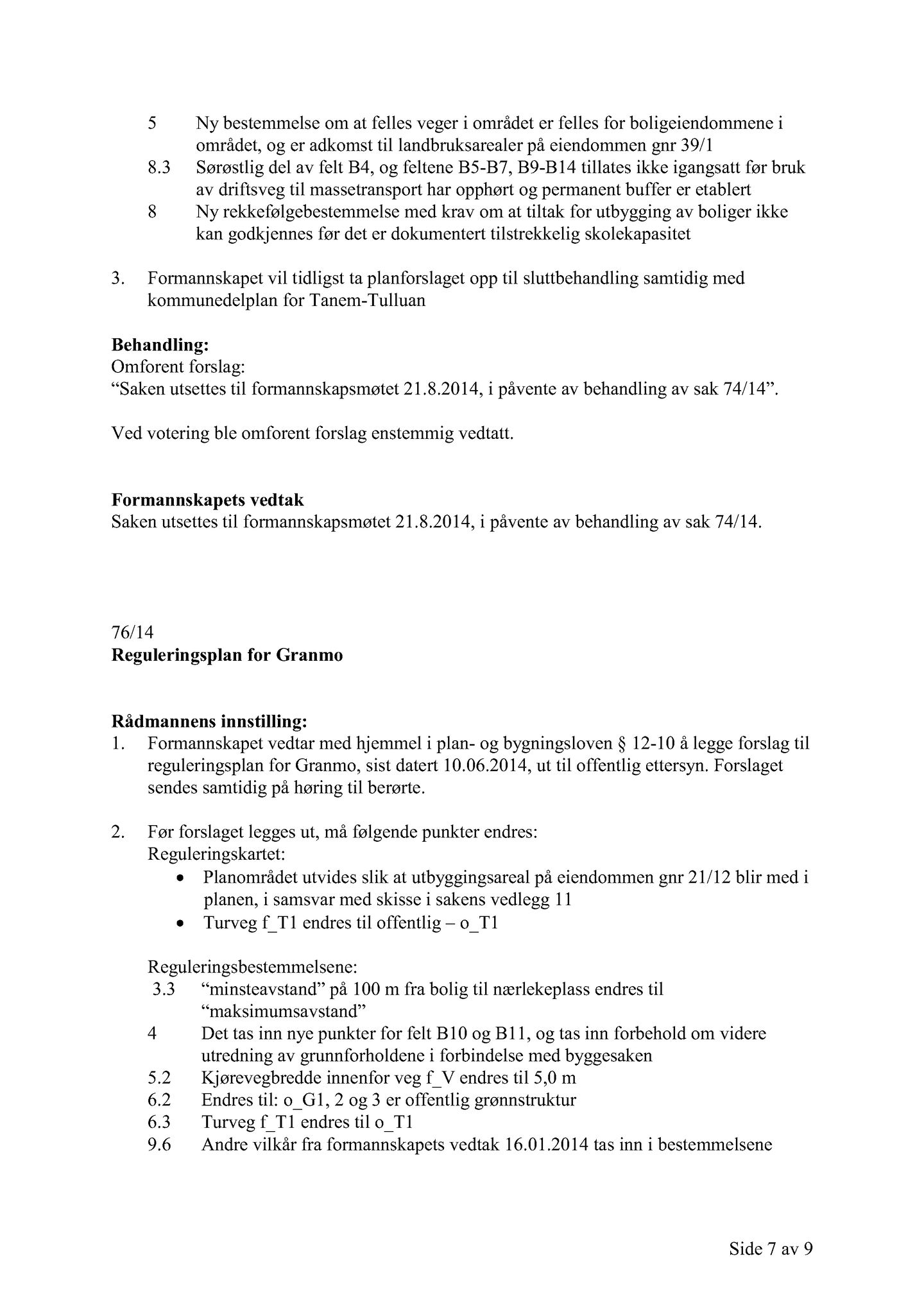 Klæbu Kommune, TRKO/KK/02-FS/L007: Formannsskapet - Møtedokumenter, 2014, p. 2552