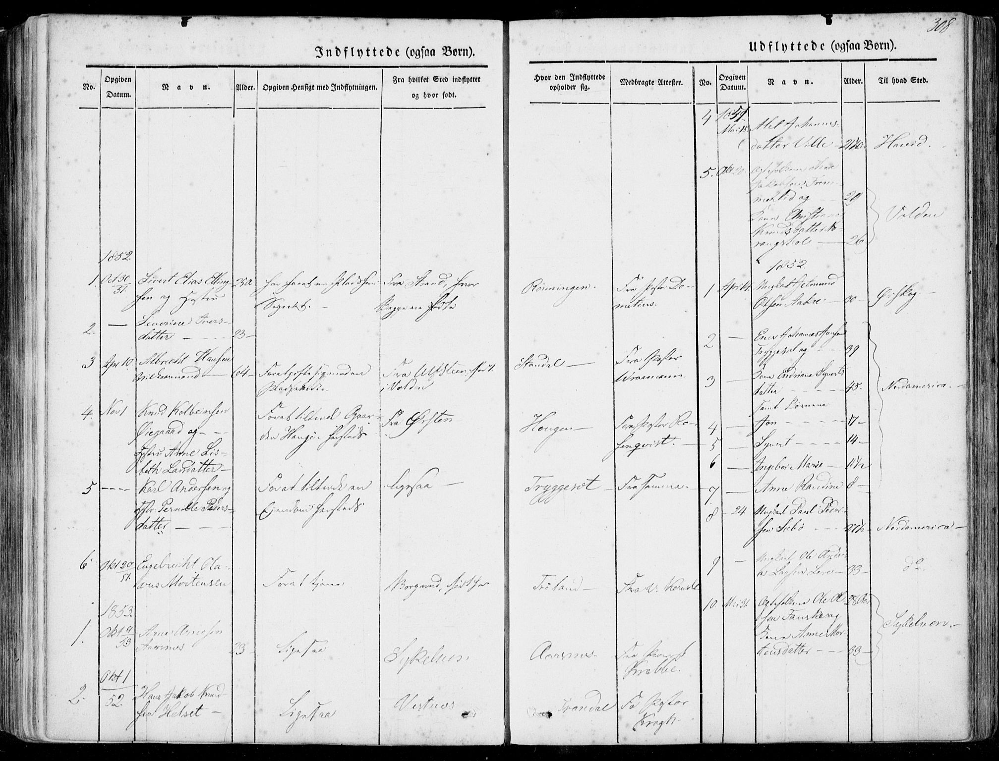 Ministerialprotokoller, klokkerbøker og fødselsregistre - Møre og Romsdal, AV/SAT-A-1454/515/L0209: Parish register (official) no. 515A05, 1847-1868, p. 308