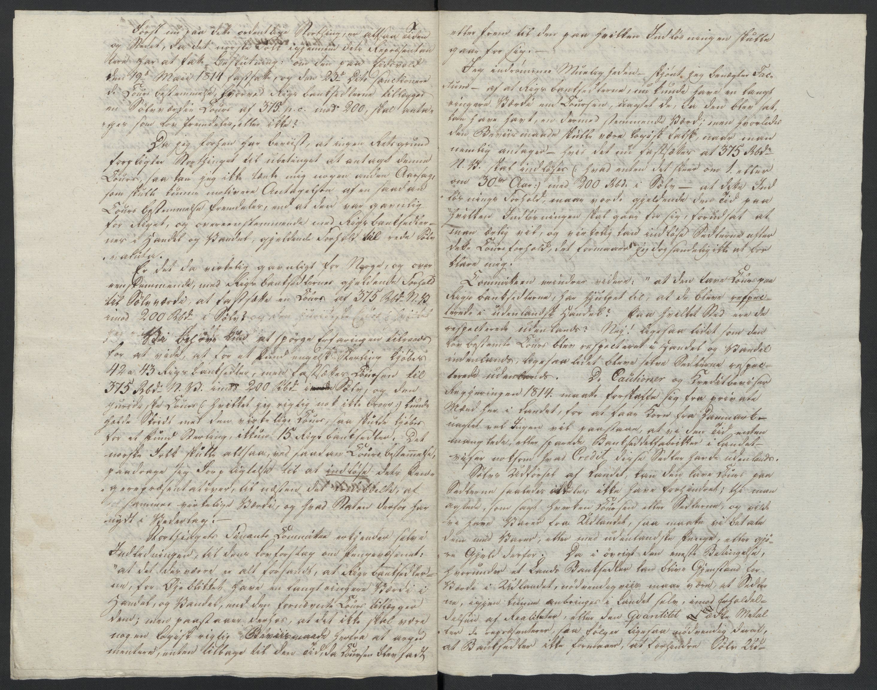 Christie, Wilhelm Frimann Koren, AV/RA-PA-0014/F/L0005: Christies dokumenter fra Stortinget, 1815-1816, p. 498
