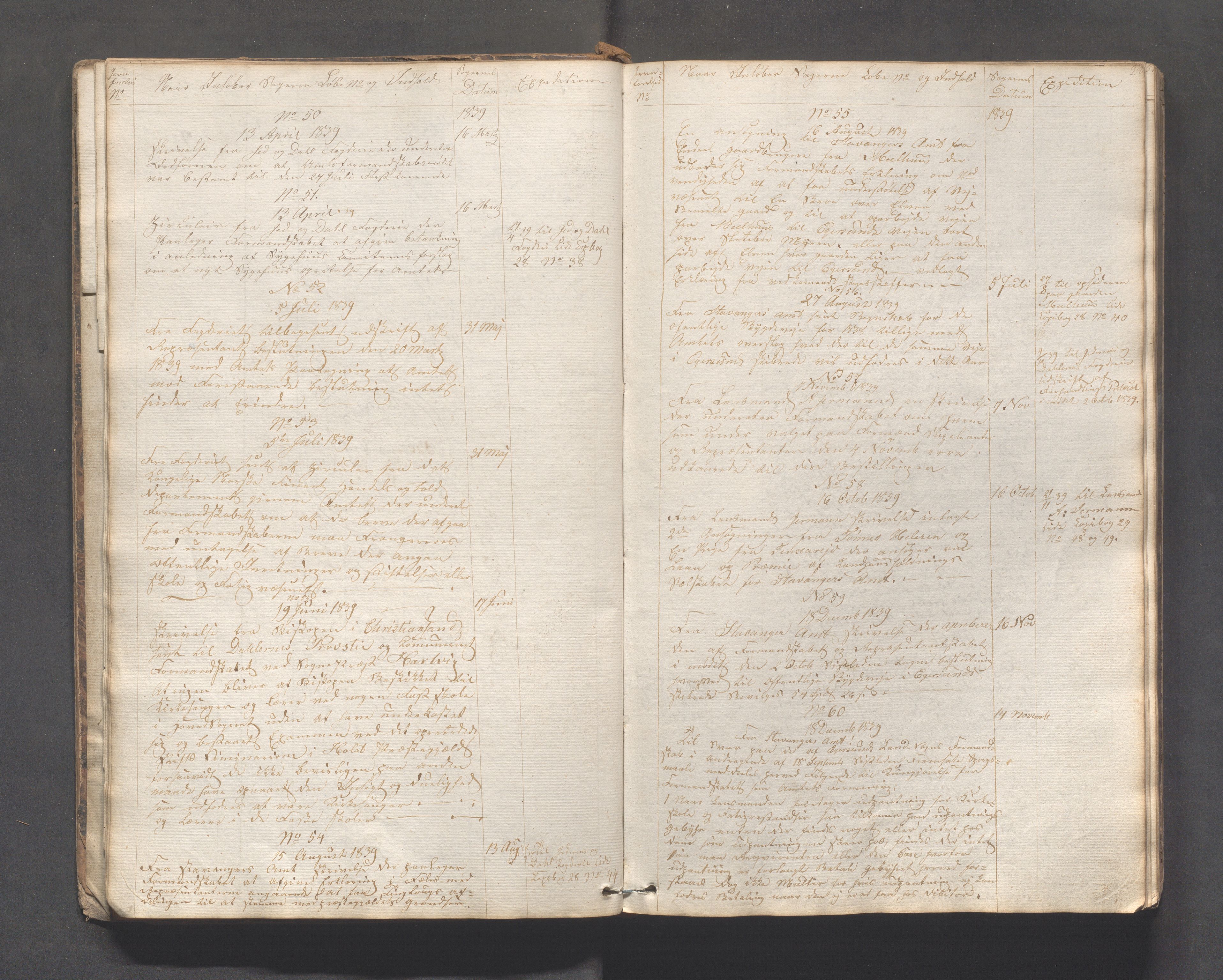 Eigersund kommune (Herredet) - Formannskapet, IKAR/K-100447/C/Ca/L0002: Brevjournal, 1838-1902, p. 28