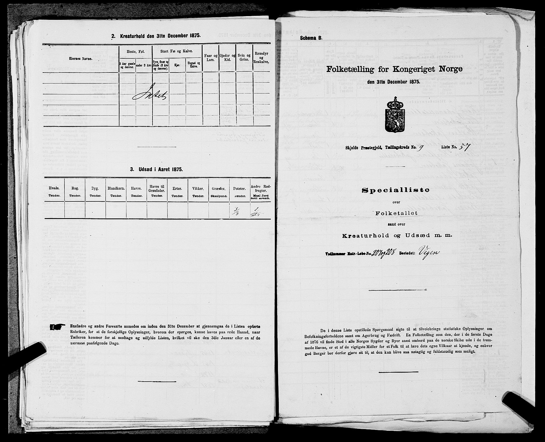 SAST, 1875 census for 1154P Skjold, 1875, p. 950