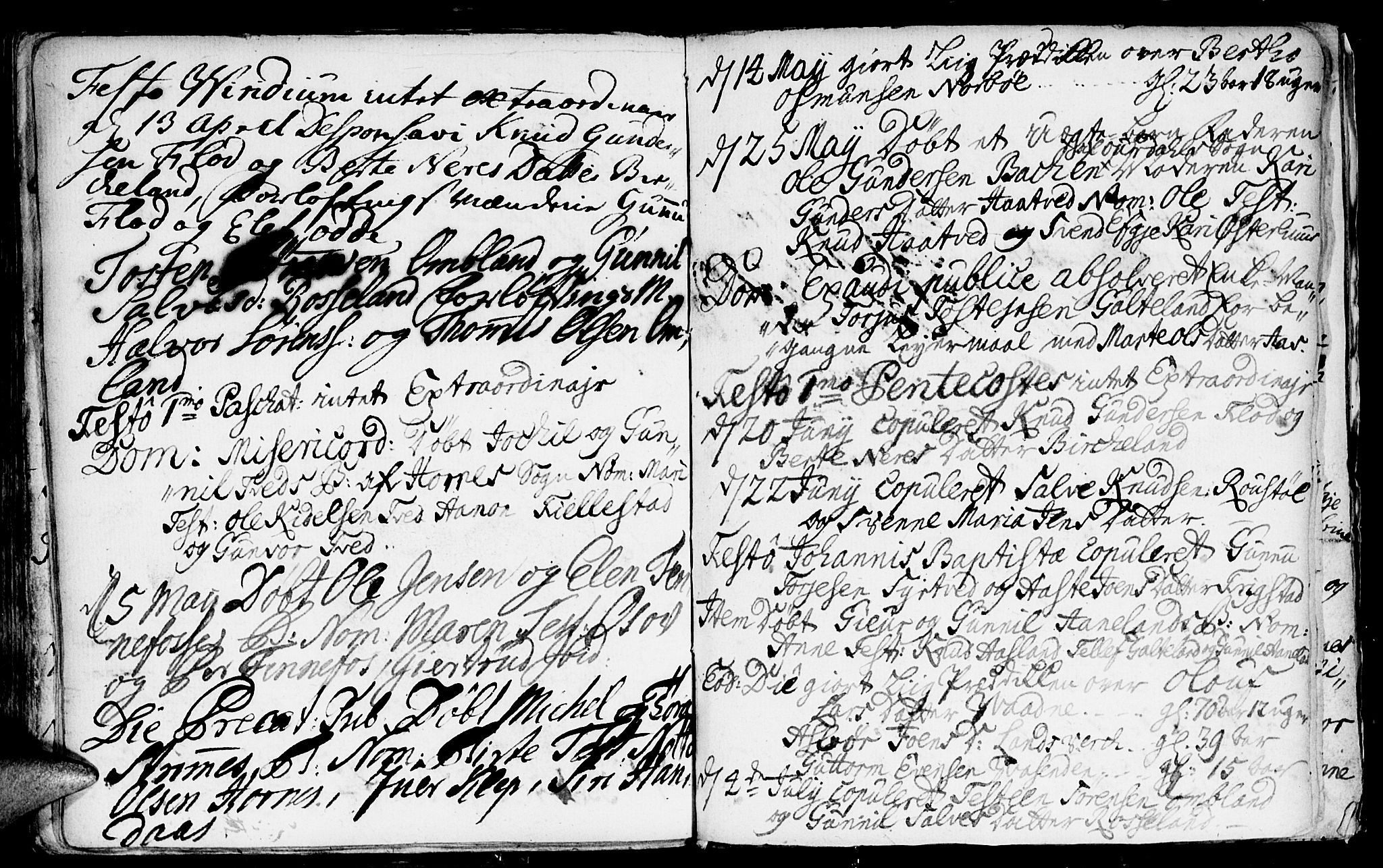 Evje sokneprestkontor, SAK/1111-0008/F/Fa/Faa/L0001: Parish register (official) no. A 1, 1705-1760, p. 144