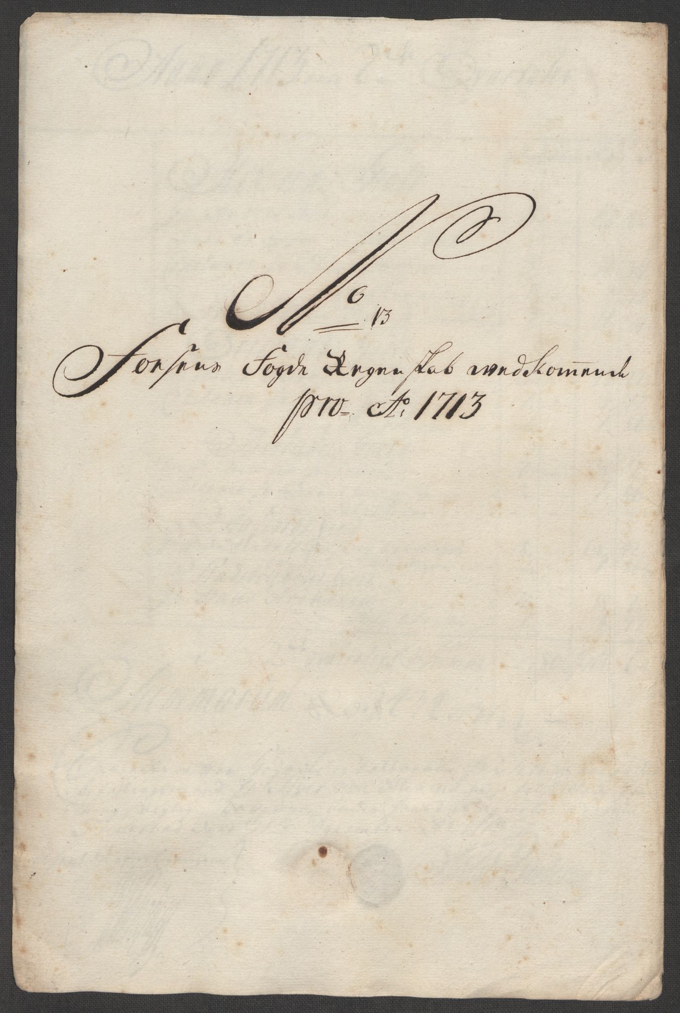 Rentekammeret inntil 1814, Reviderte regnskaper, Fogderegnskap, AV/RA-EA-4092/R57/L3861: Fogderegnskap Fosen, 1712-1713, p. 409