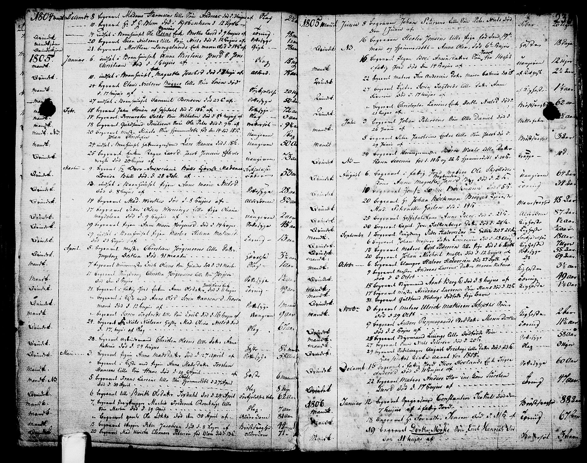 Larvik kirkebøker, SAKO/A-352/G/Ga/L0001: Parish register (copy) no. I 1, 1785-1807, p. 230