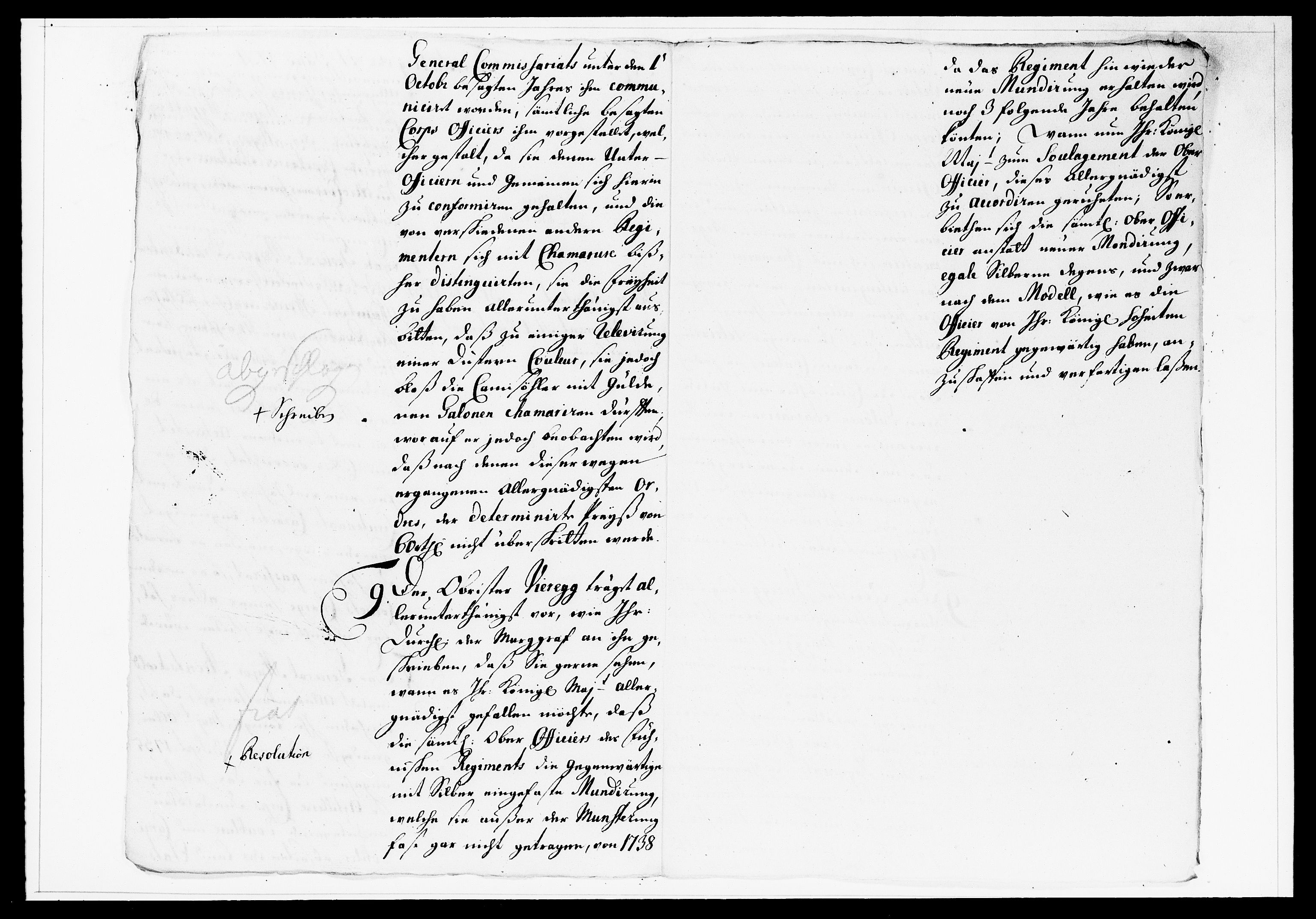 Krigskollegiet, Krigskancelliet, DRA/A-0006/-/1138-1142: Refererede sager, 1737, p. 25